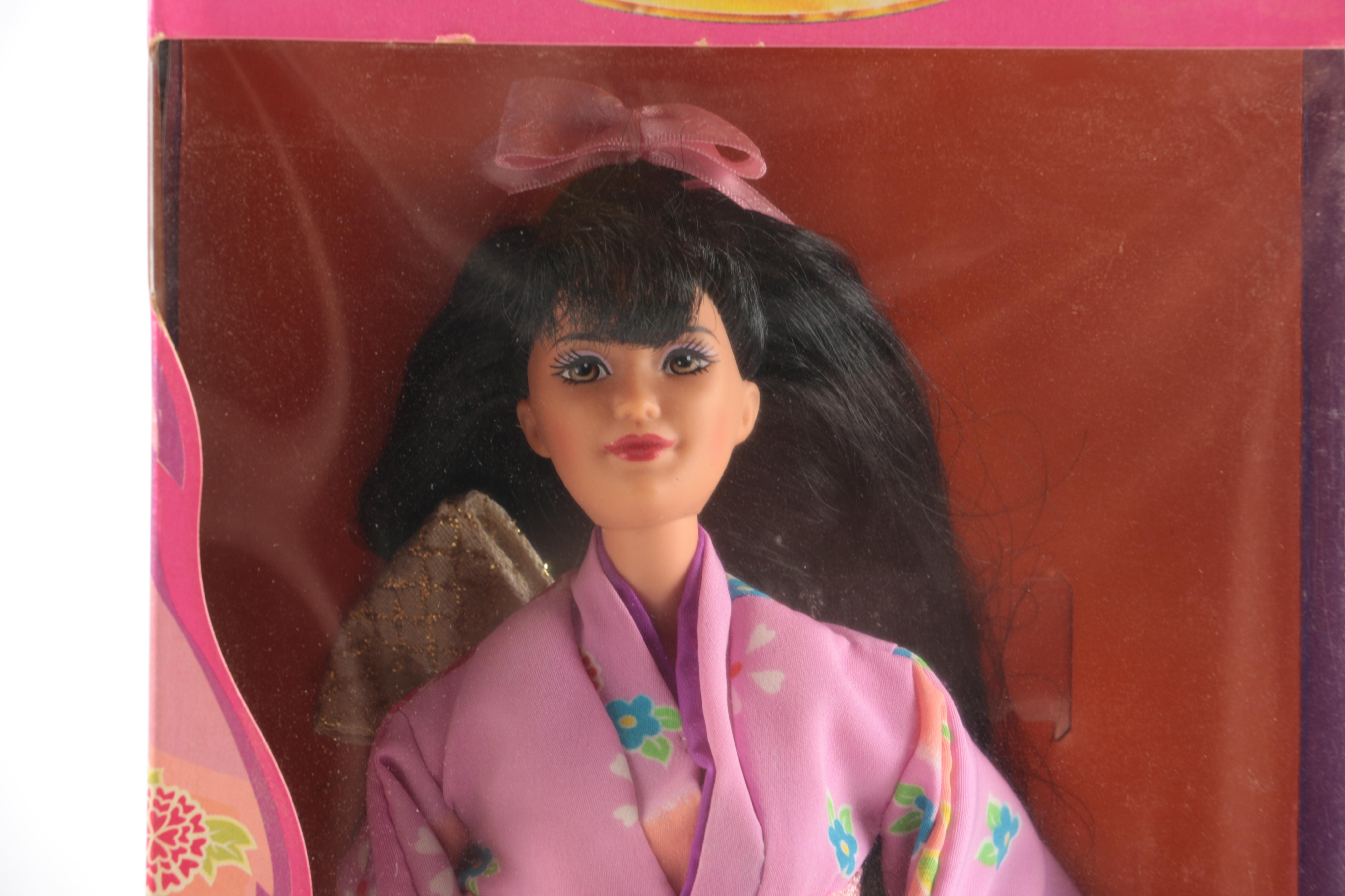 Japanese, "Native American", and Mexican Inspired Barbies