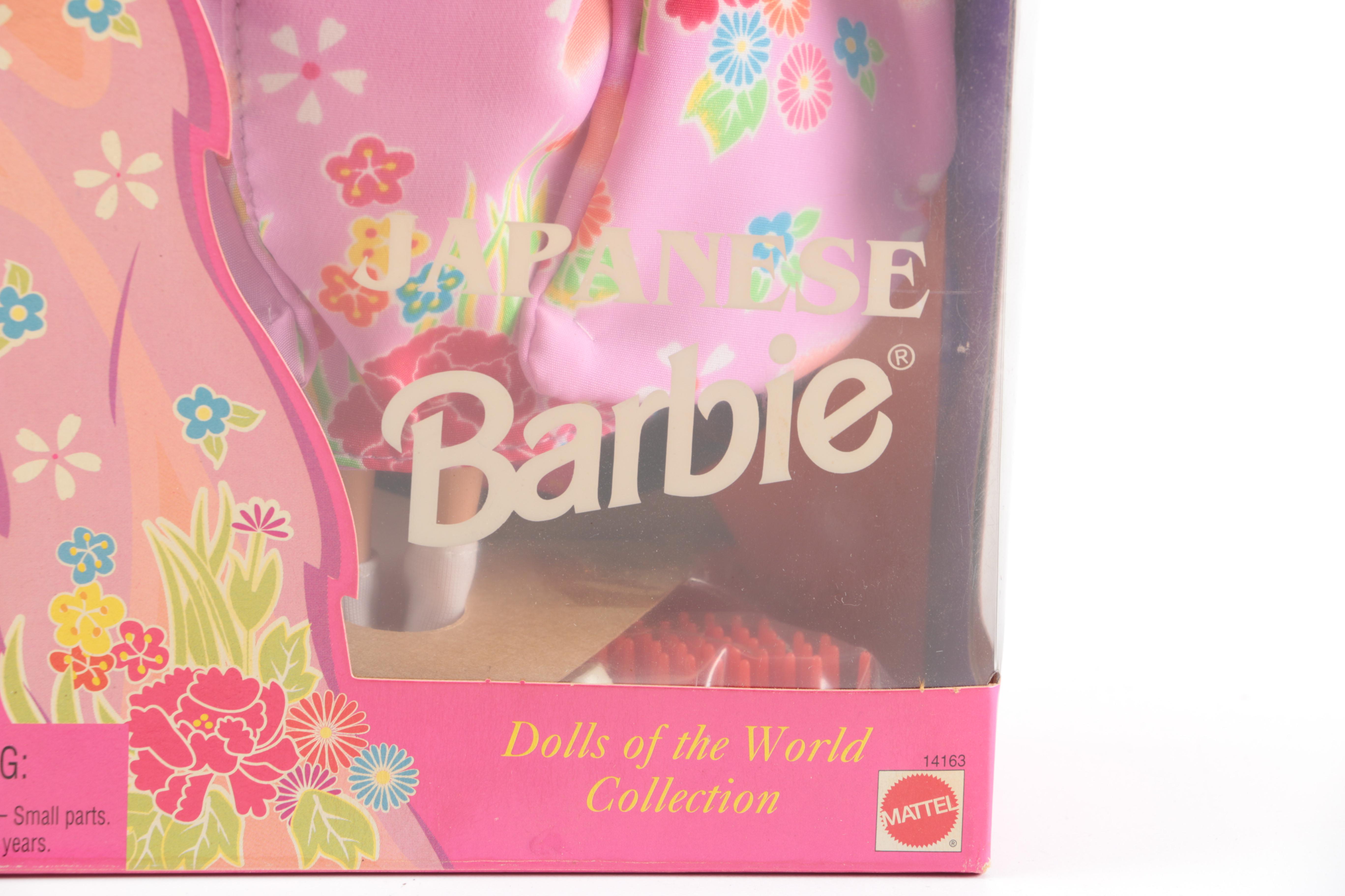 Japanese, "Native American", and Mexican Inspired Barbies