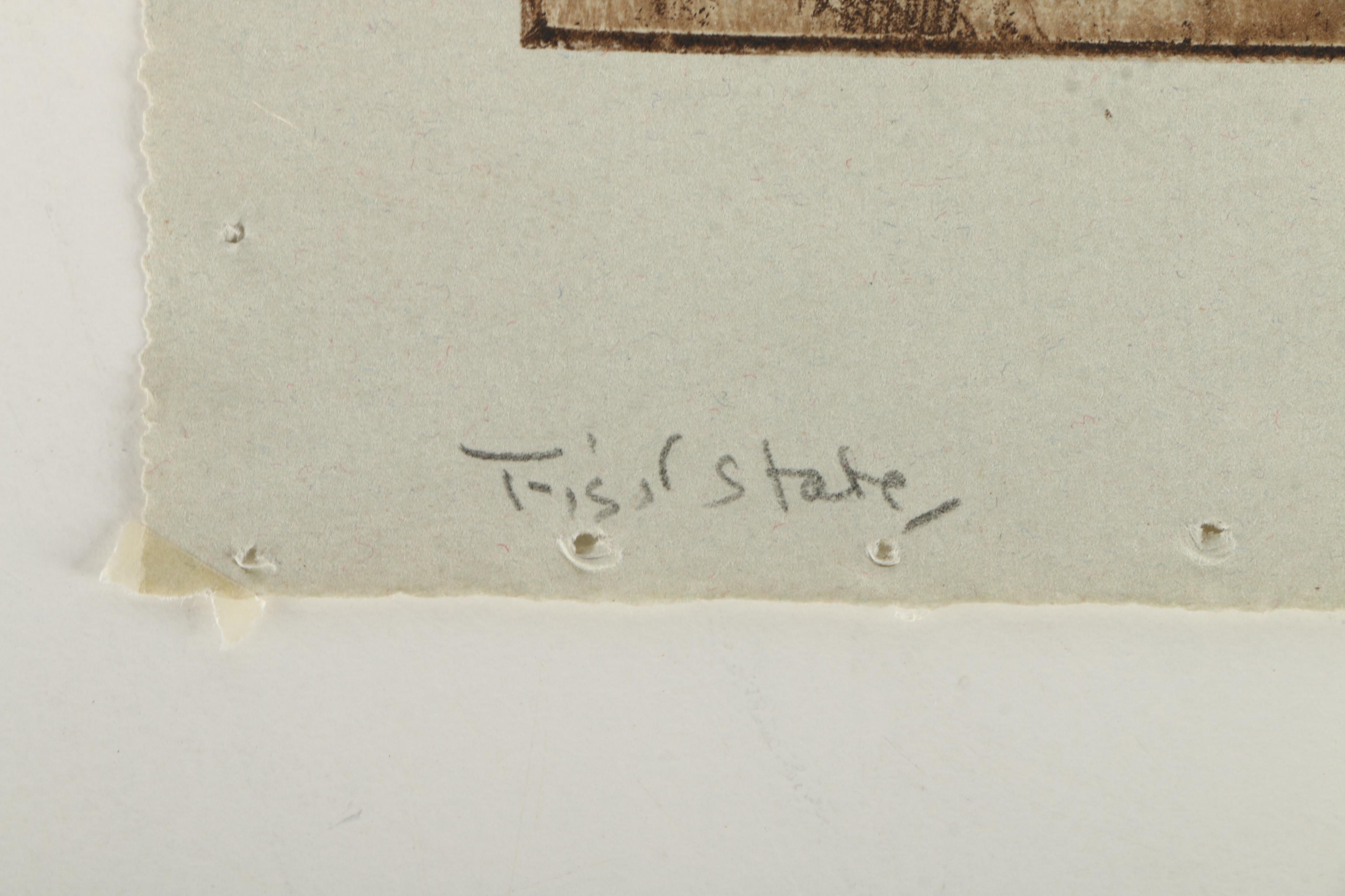 Emily B. Waite Etchings of Male Portraits