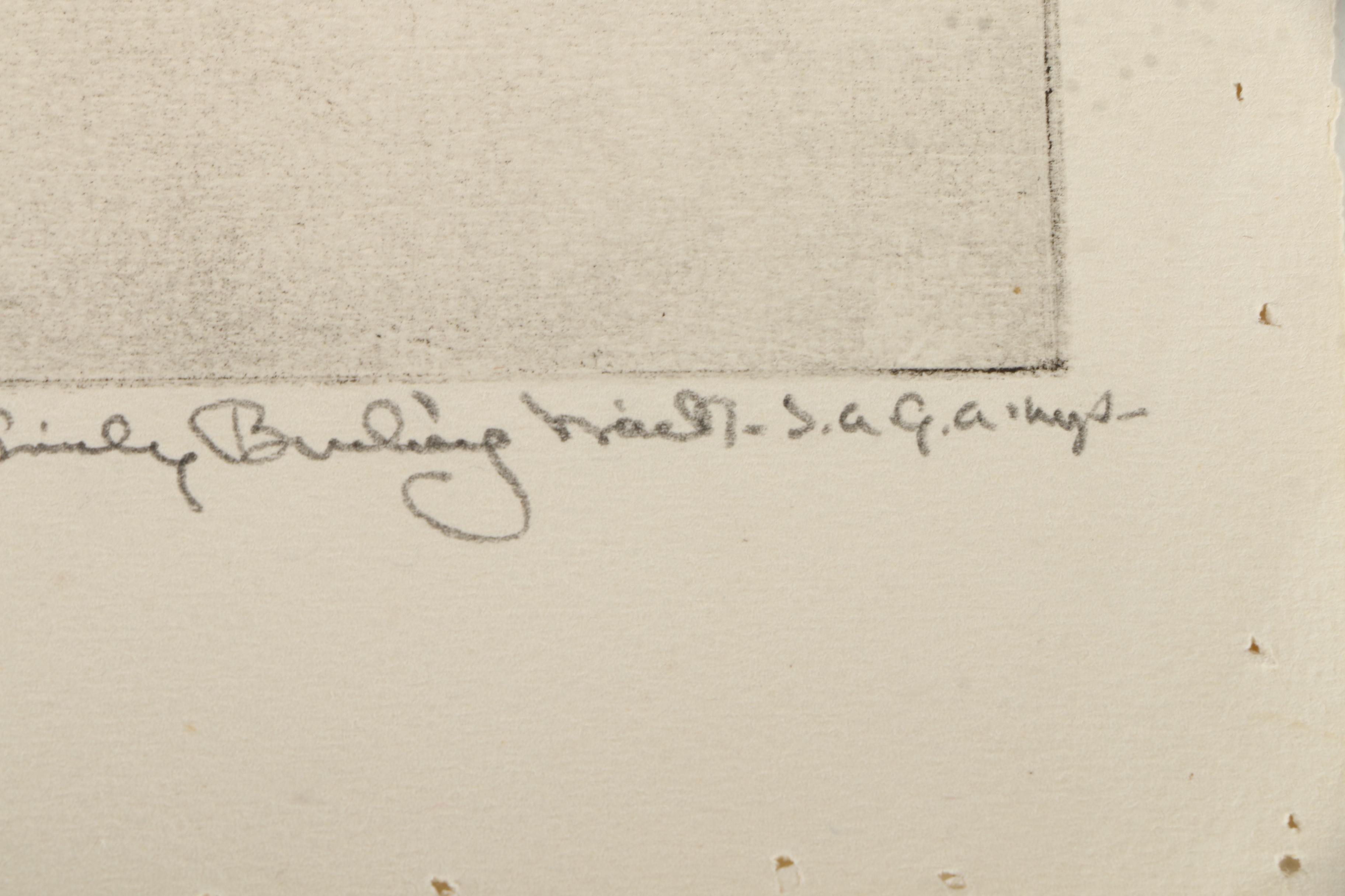 Emily B. Waite Etchings of Male Portraits Including Henri Dunant