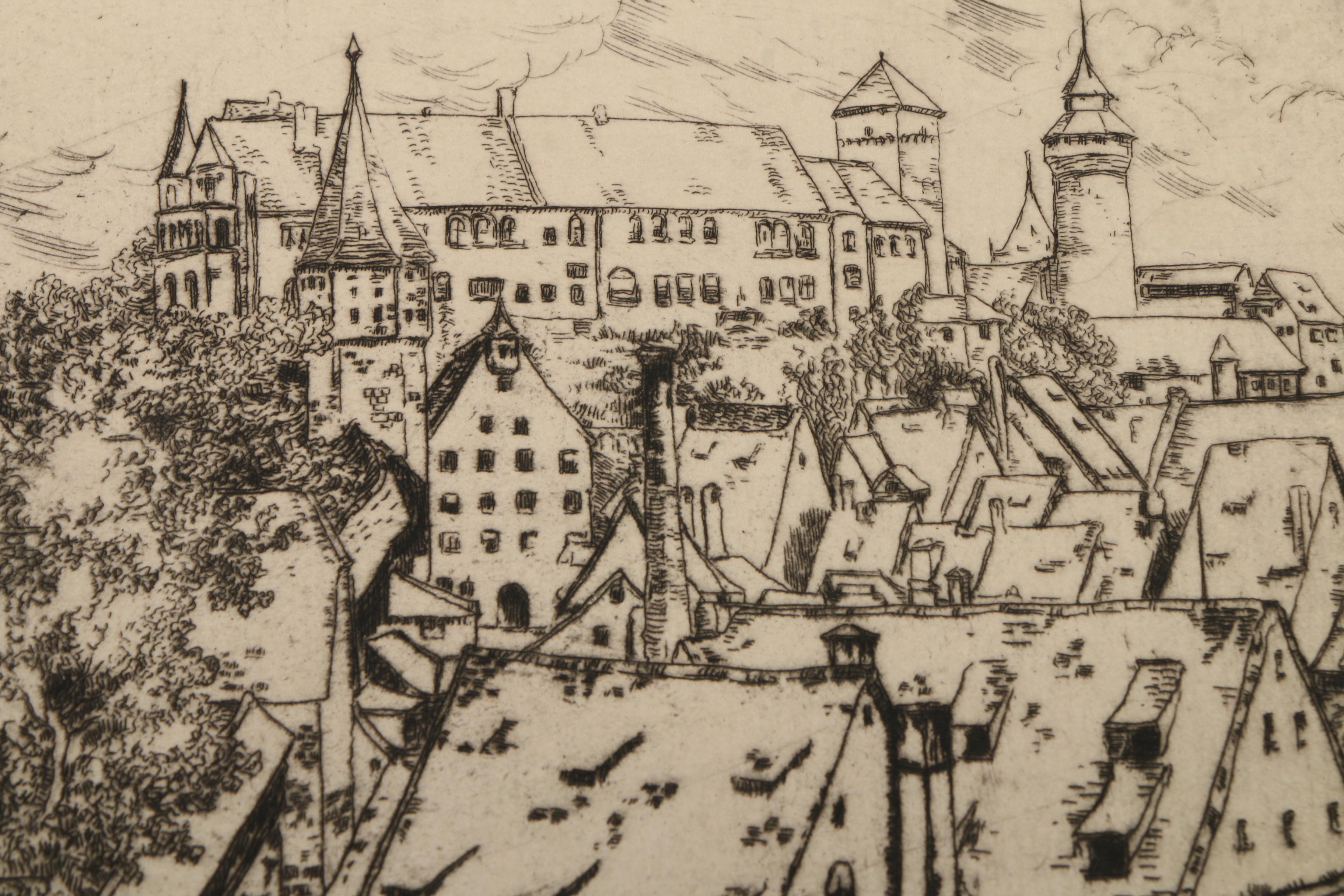 Emily B. Waite Etchings of European Architecture