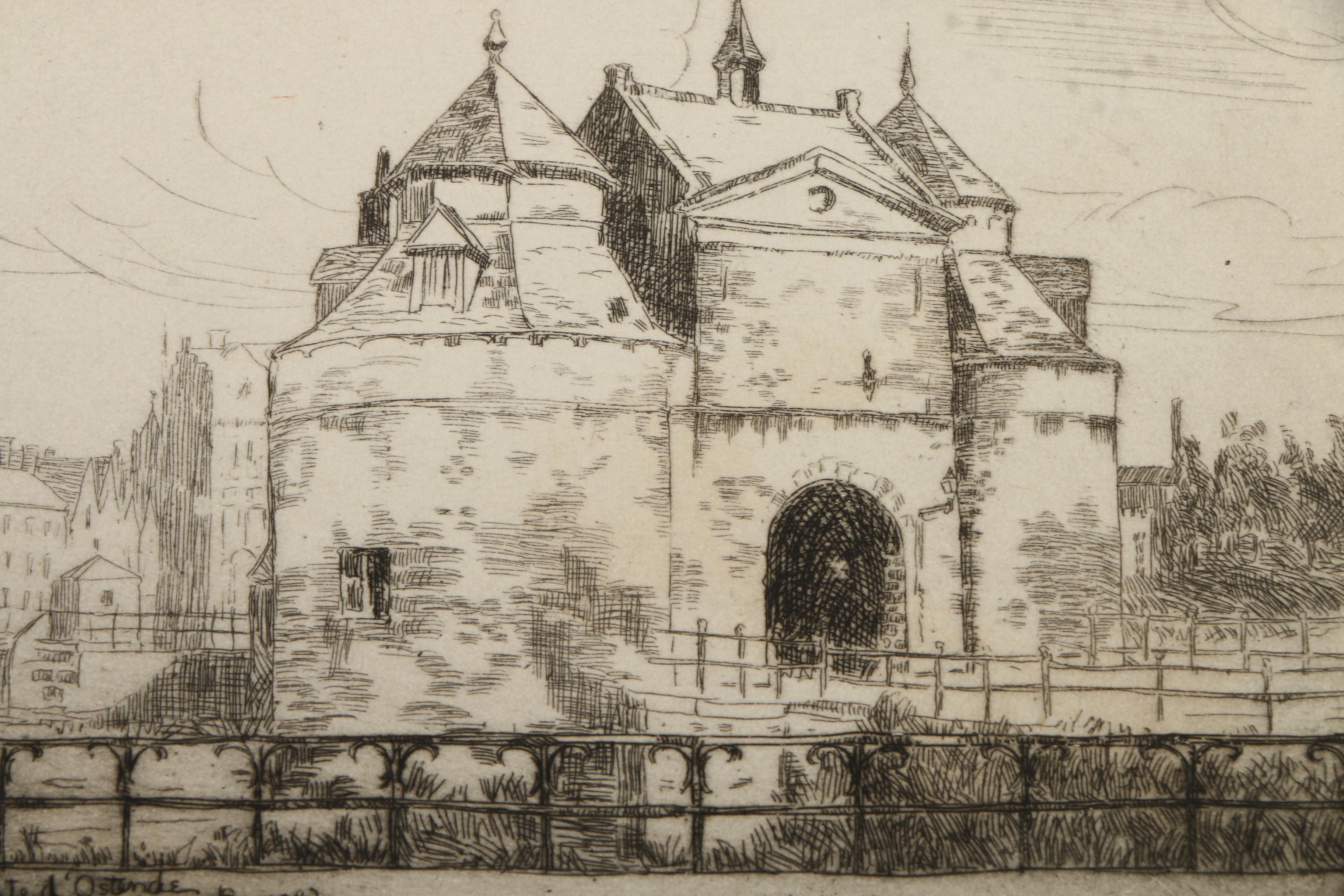 Emily B. Waite Etchings of European Architecture