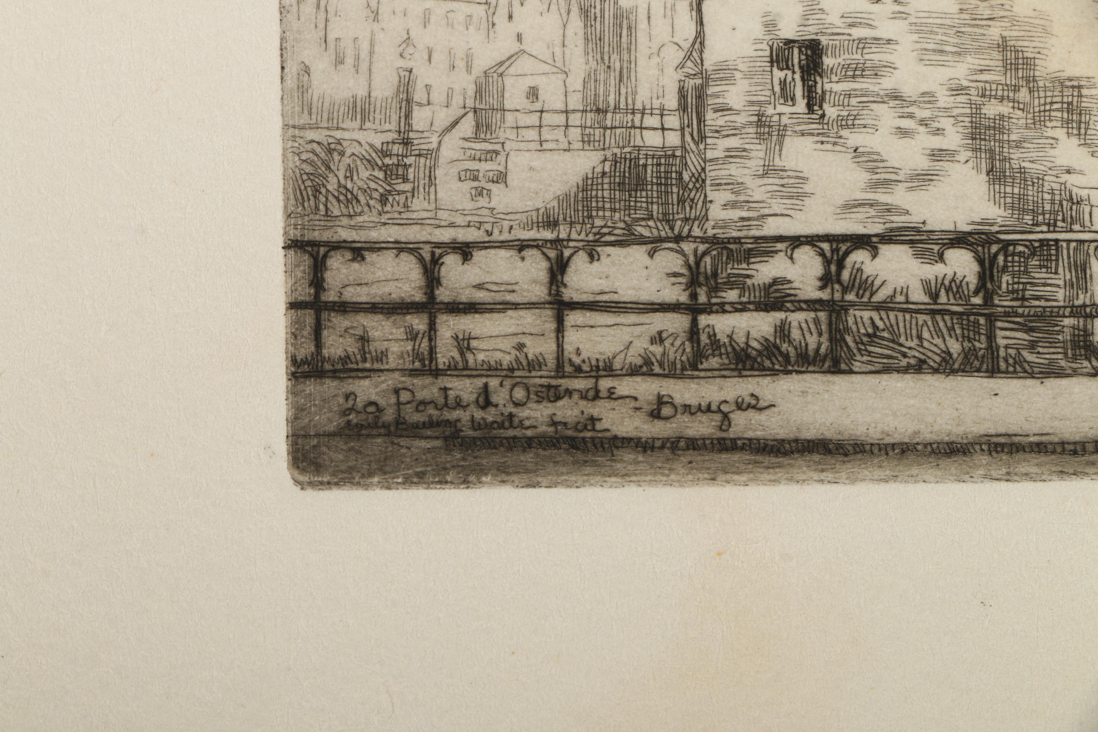 Emily B. Waite Etchings of European Architecture