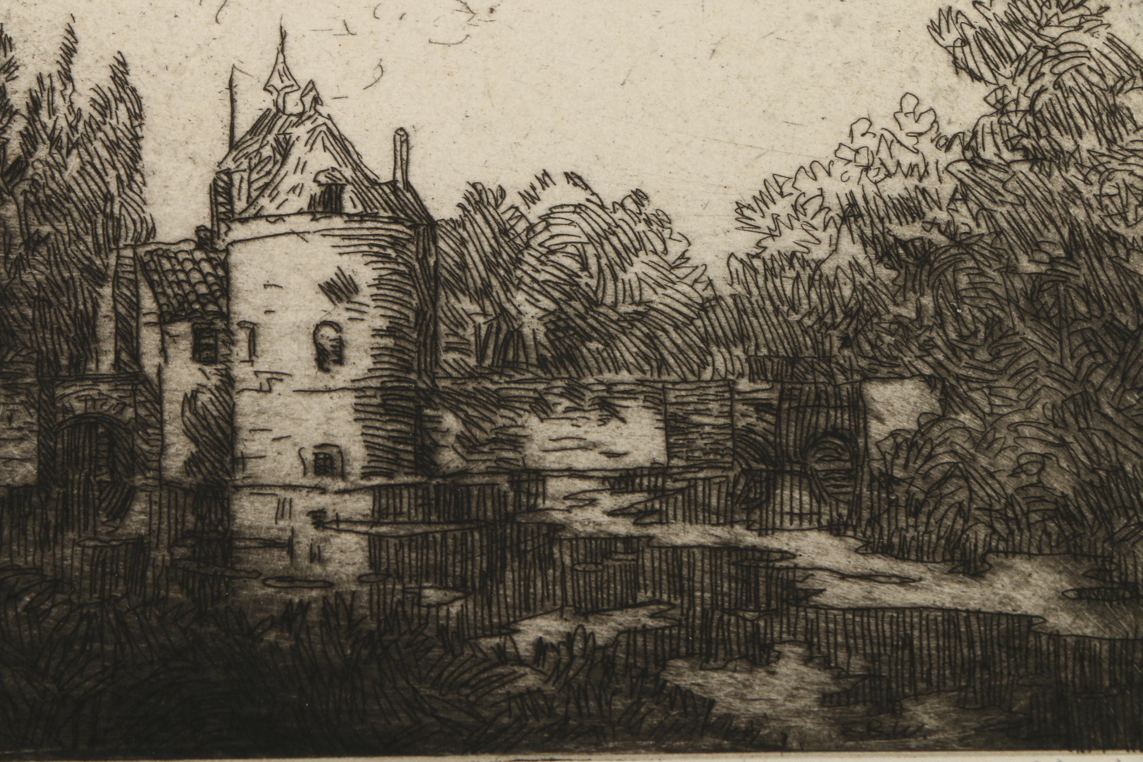 Emily B. Waite Etchings of European Architecture