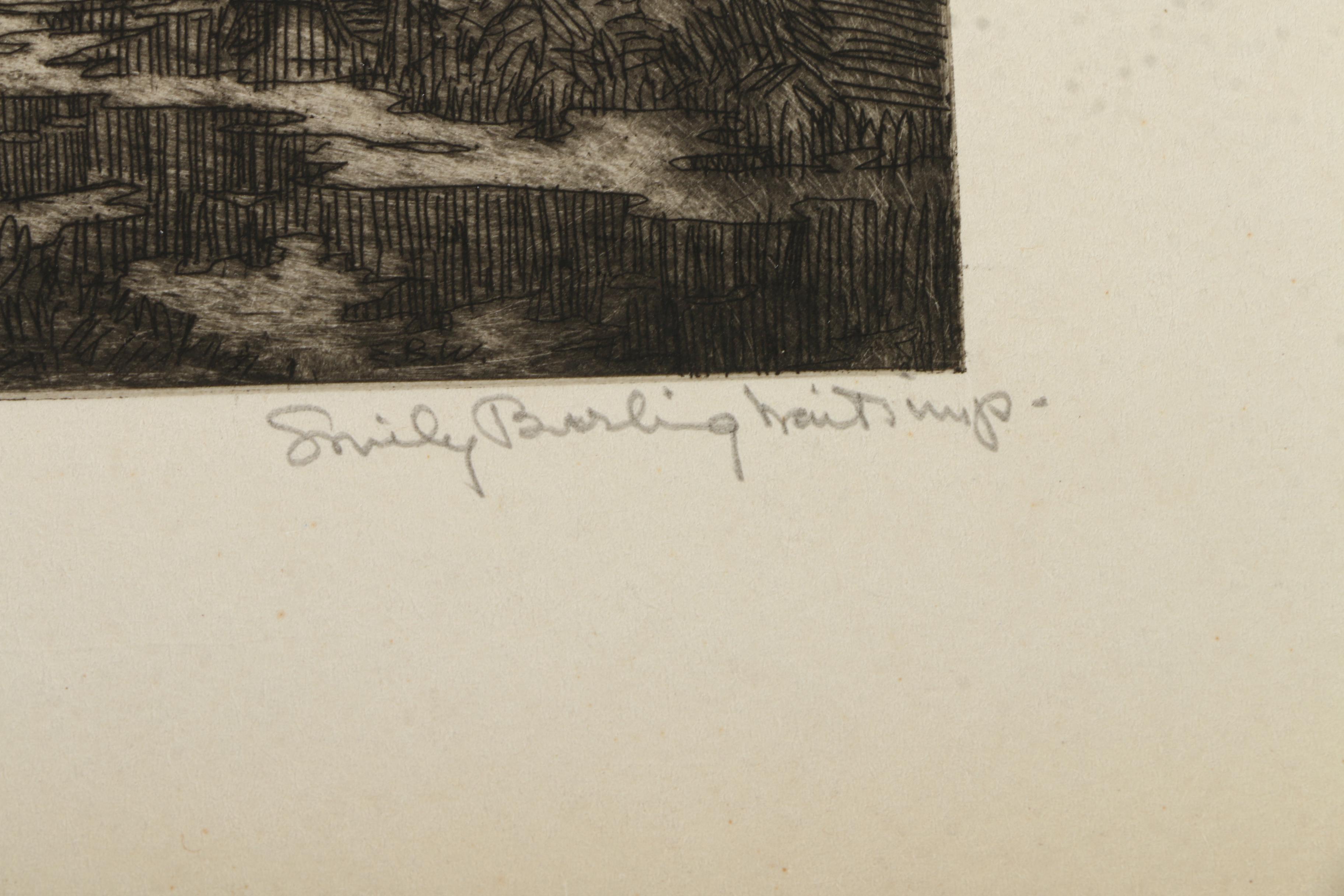 Emily B. Waite Etchings of European Architecture