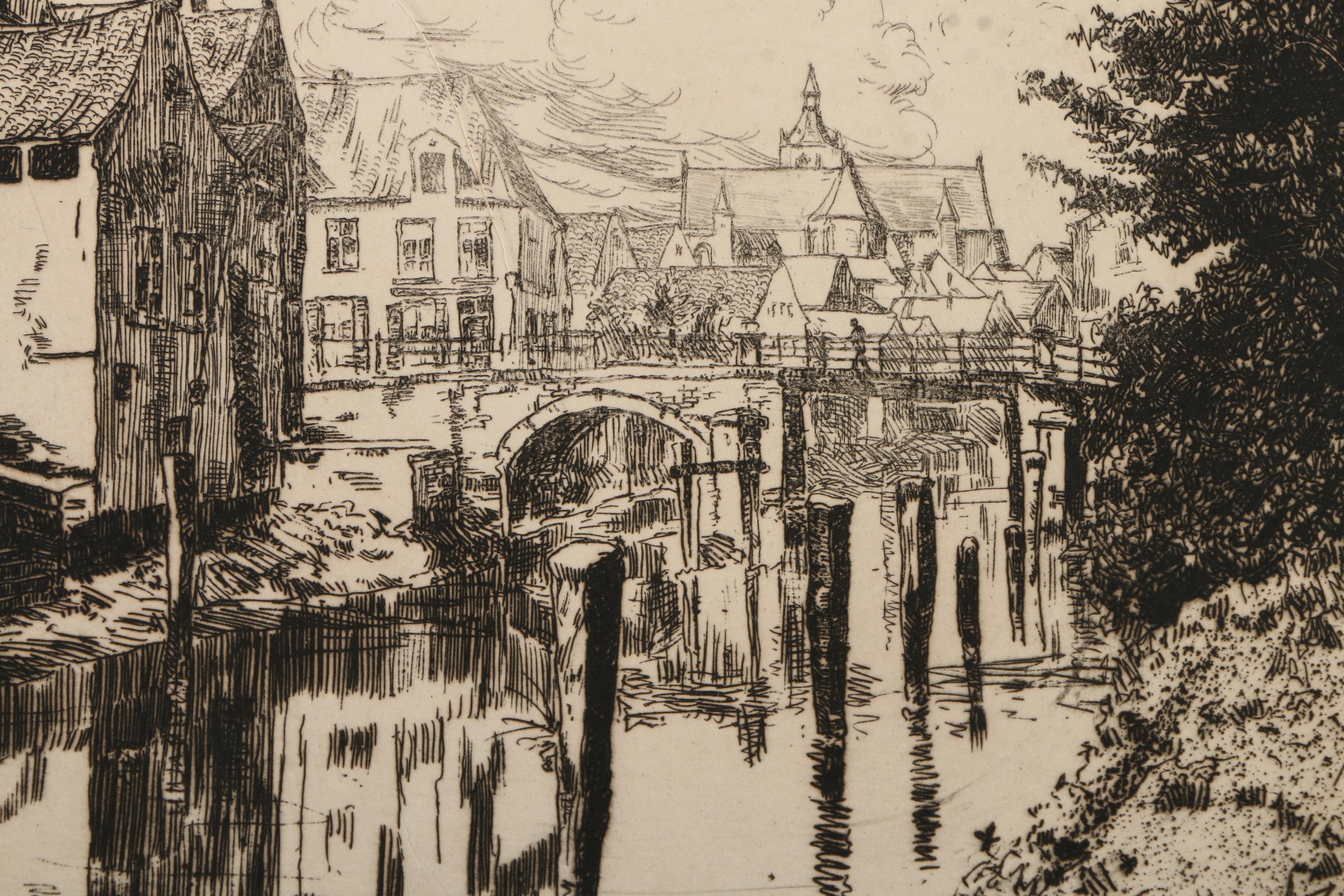 Emily B. Waite Etchings of European Architecture