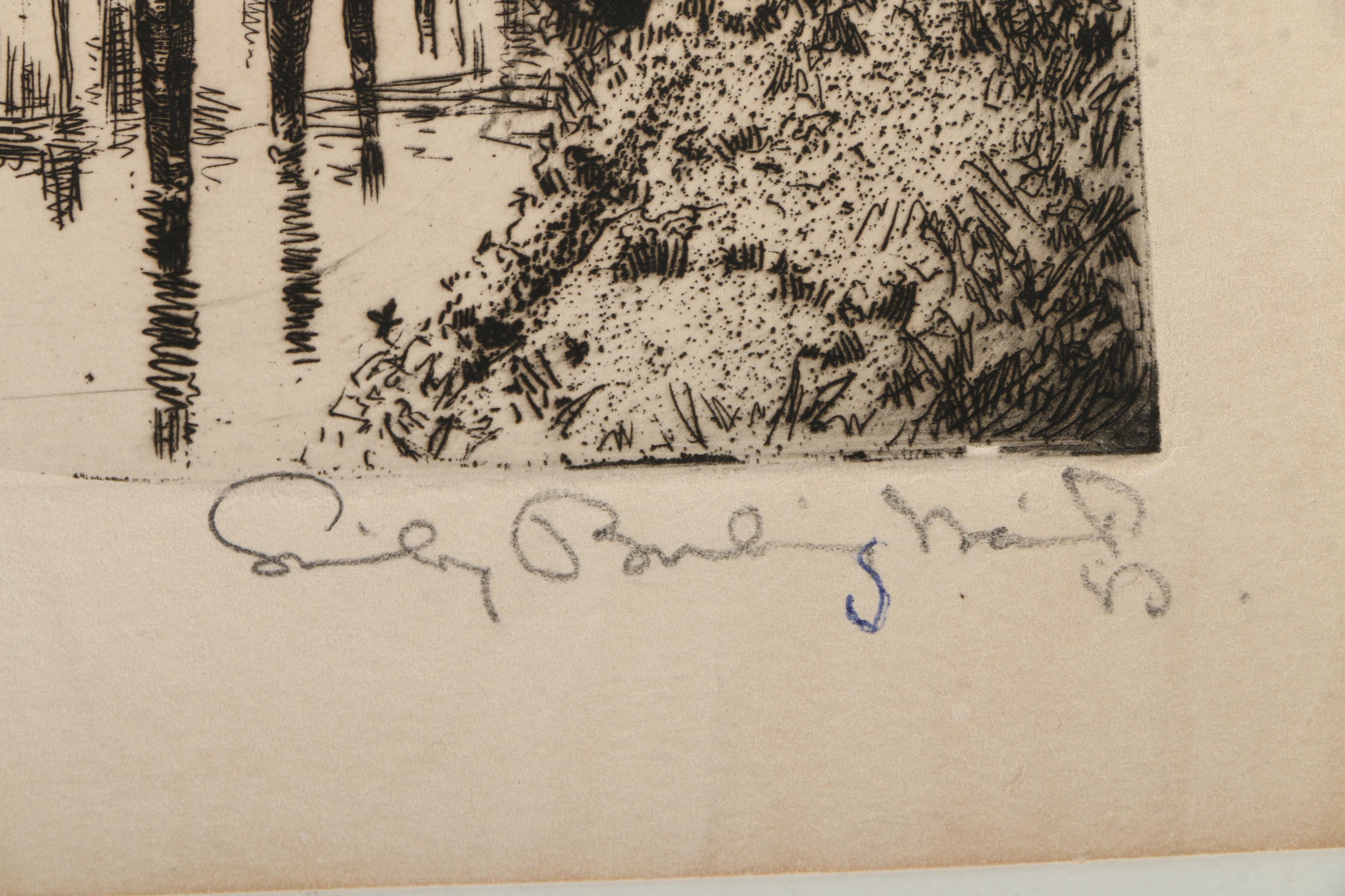 Emily B. Waite Etchings of European Architecture