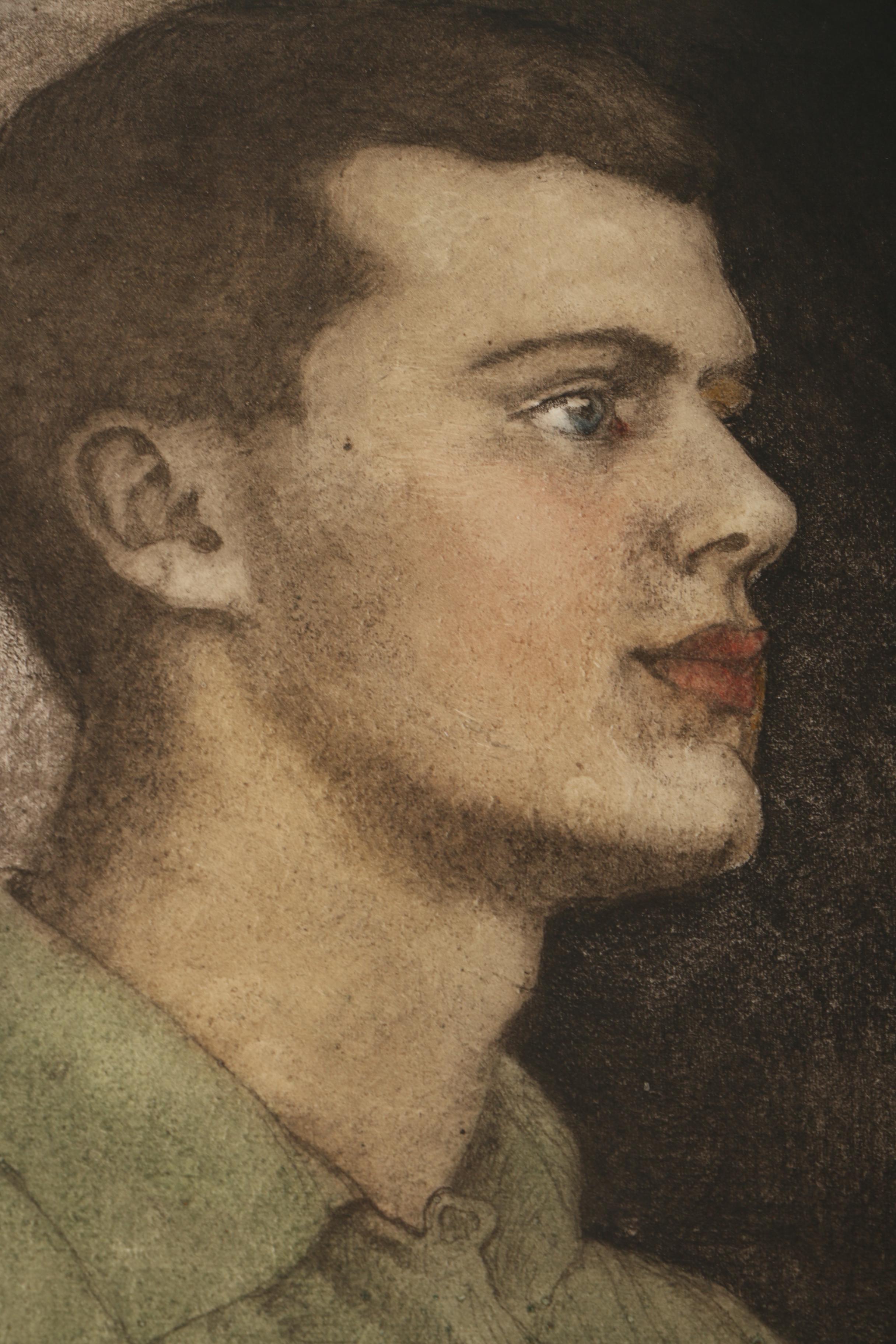 Collection of Emily Burlins Waite Portrait Etchings