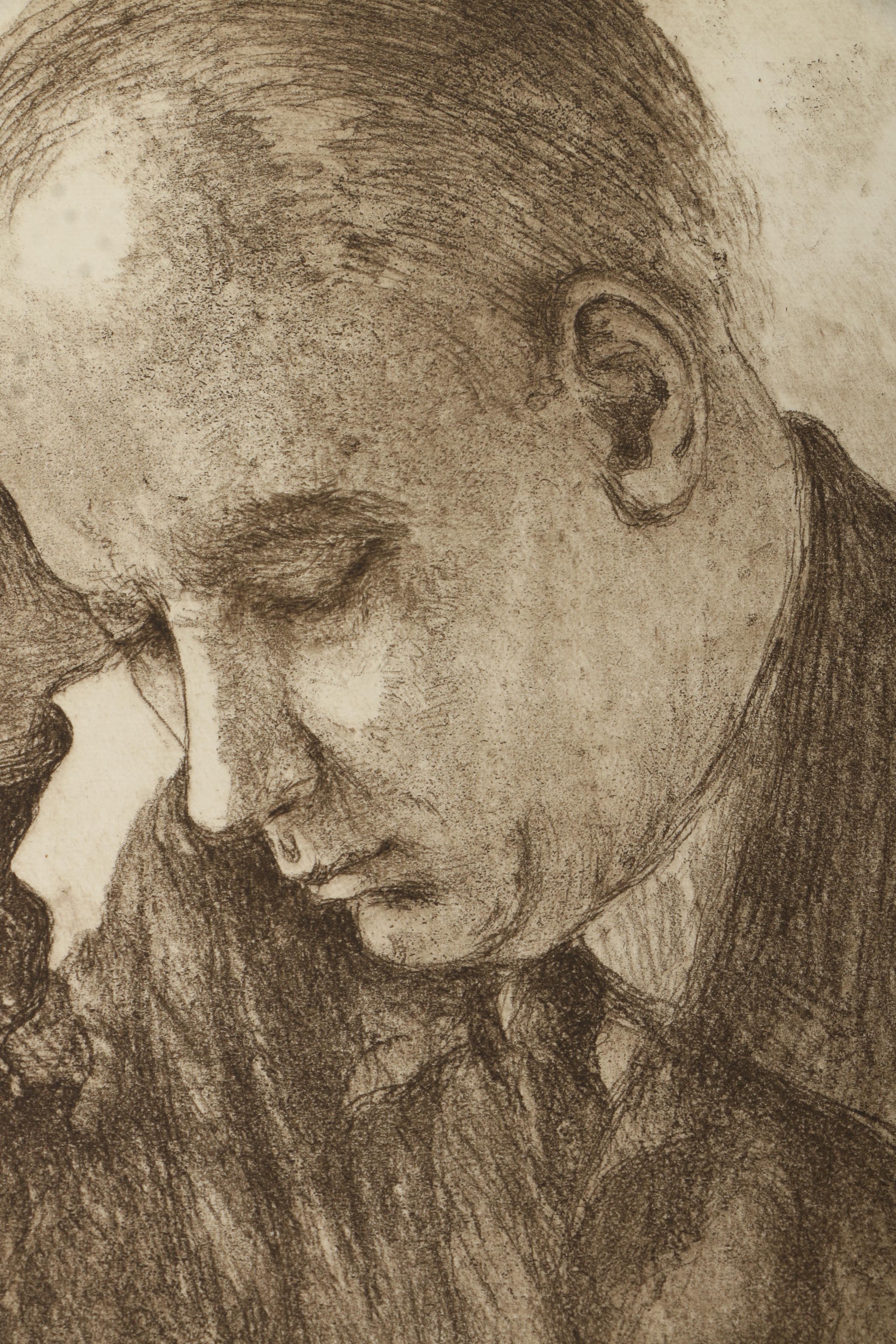 Collection of Emily Burlins Waite Portrait Etchings