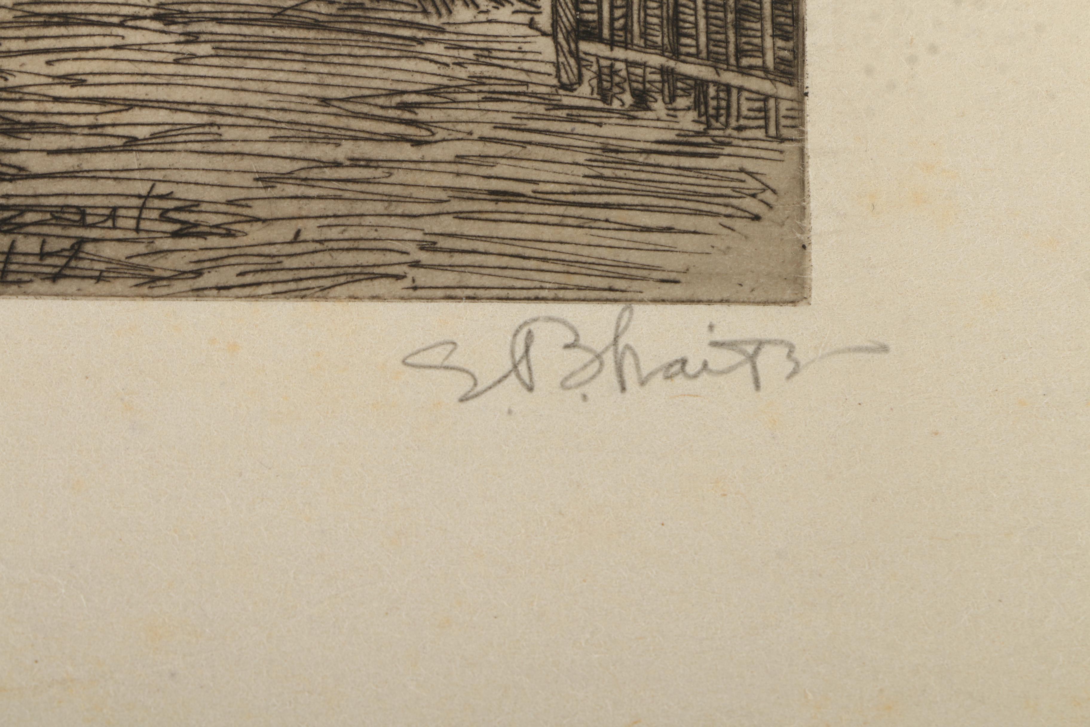 Collection of Emily B. Waite Etchings of Washington D.C.