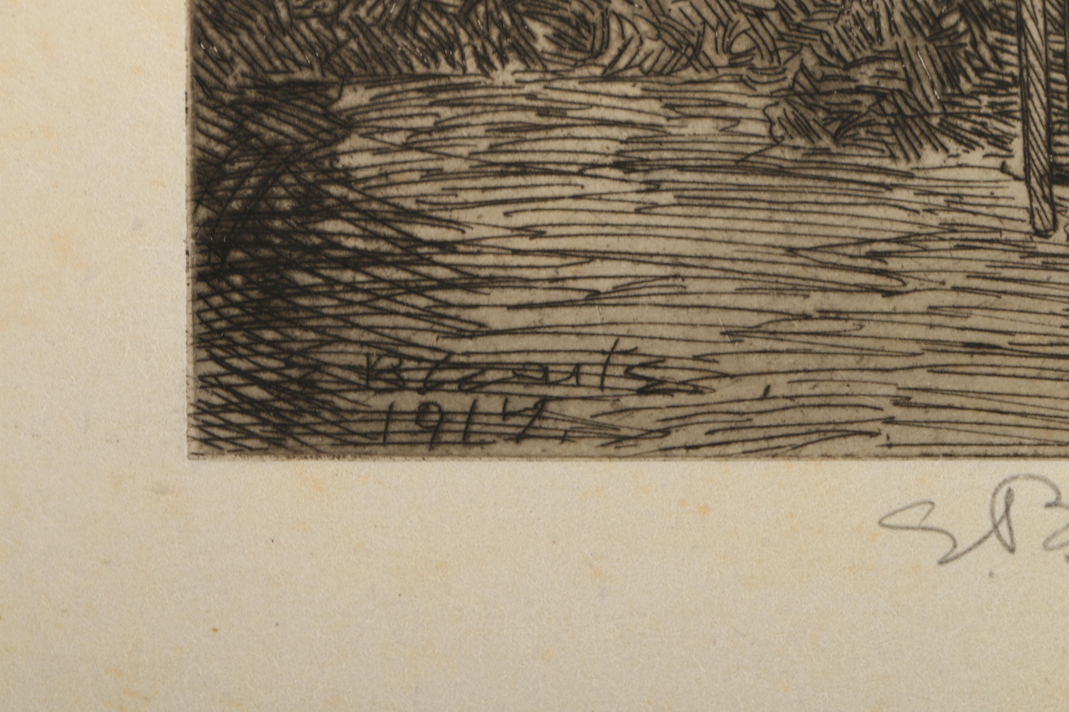 Collection of Emily B. Waite Etchings of Washington D.C.