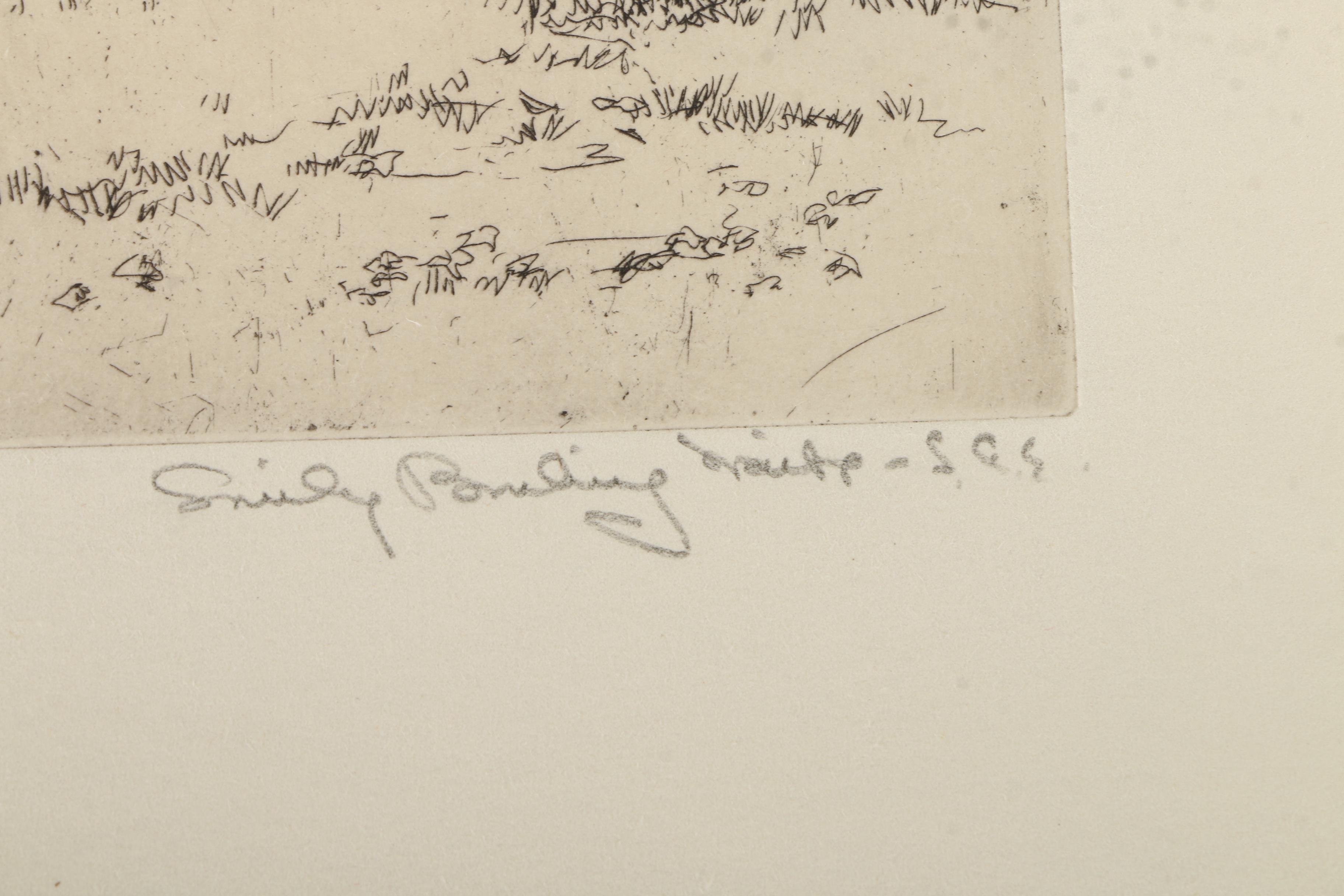 Collection of Emily B. Waite Etchings of Washington D.C.