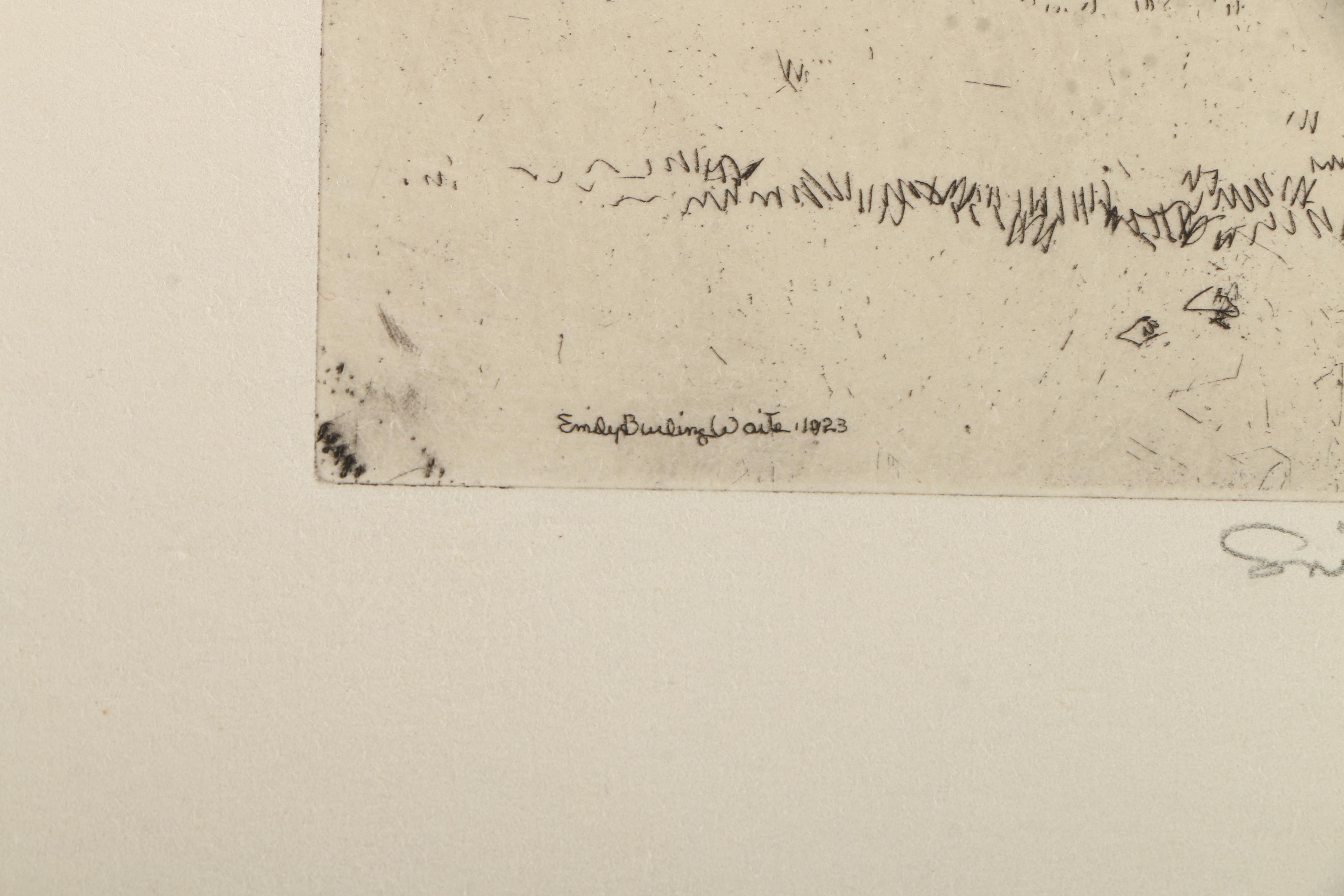 Collection of Emily B. Waite Etchings of Washington D.C.