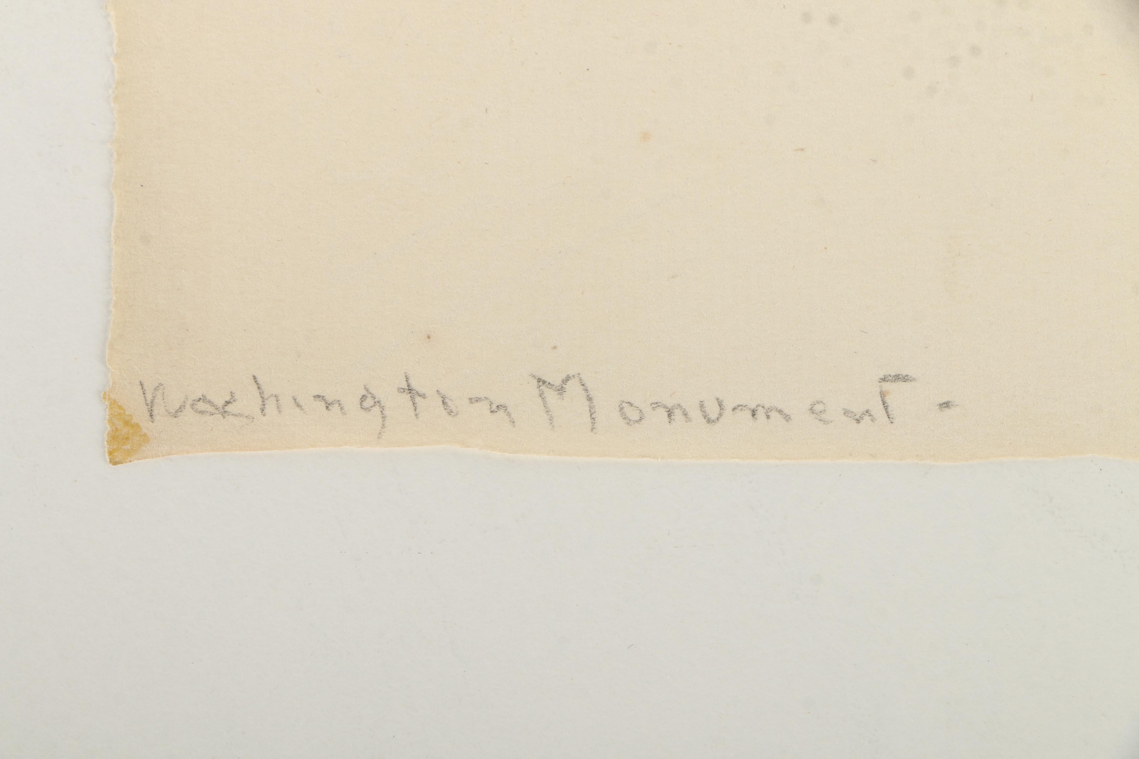 Collection of Emily B. Waite Etchings of Washington D.C.