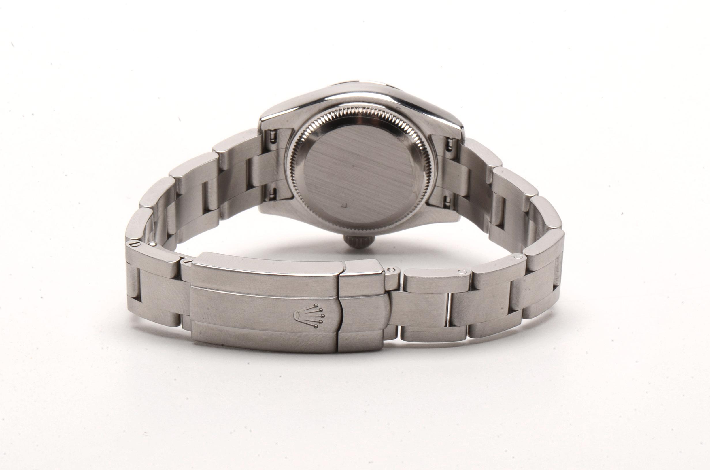 Rolex Perpetual 18K White Gold and Steel Black 176234 Automatic