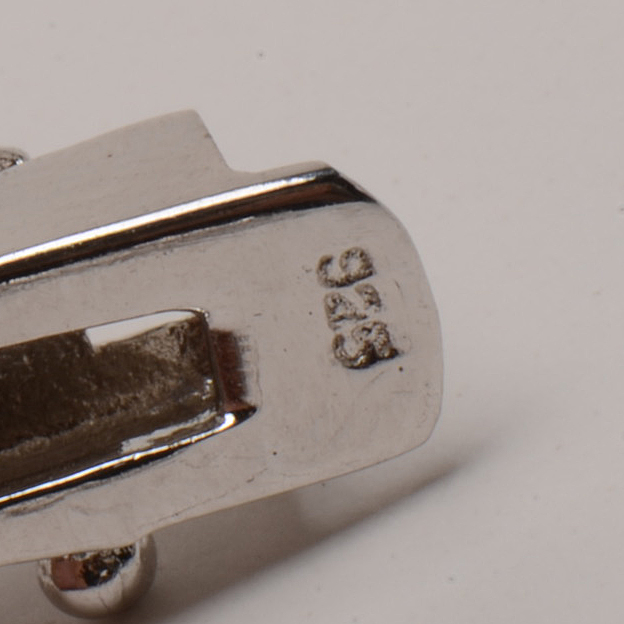 Sterling Silver and Prong Set Cubic Zirconia Necklace