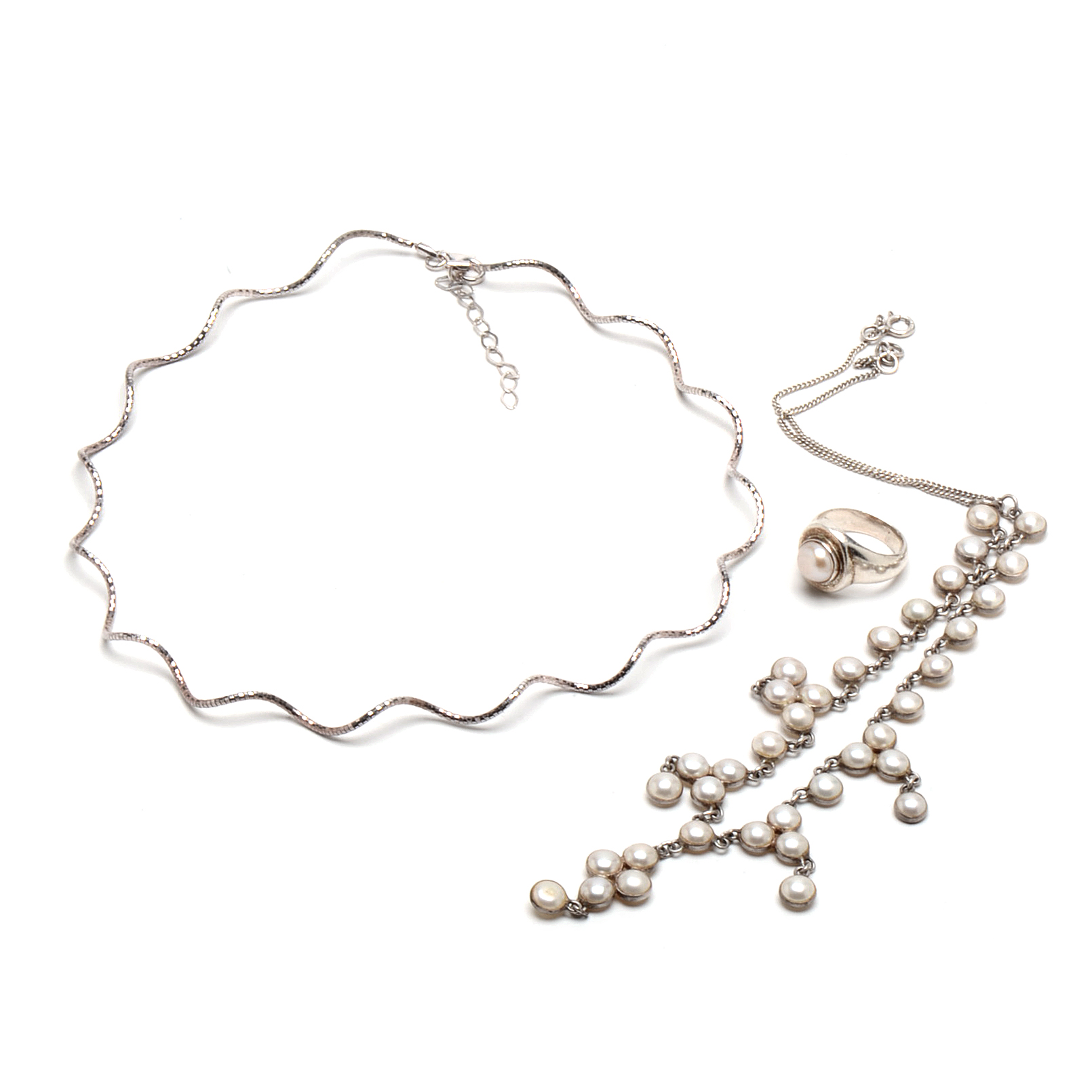 Group of Sterling Silver Jewelry