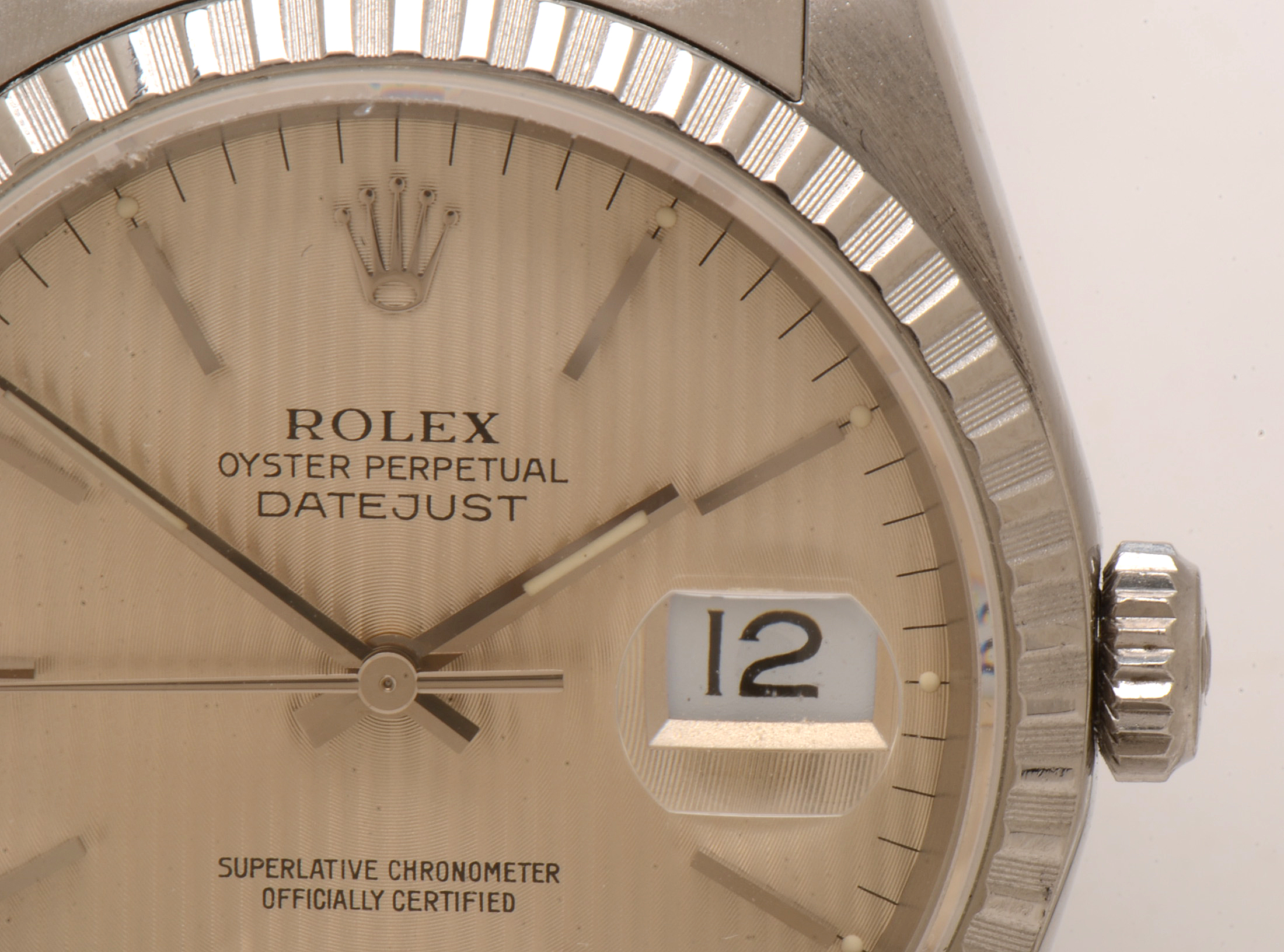 Rolex Datejust Steel 16220 Tapestry Jubilee 36mm Automatic Watch