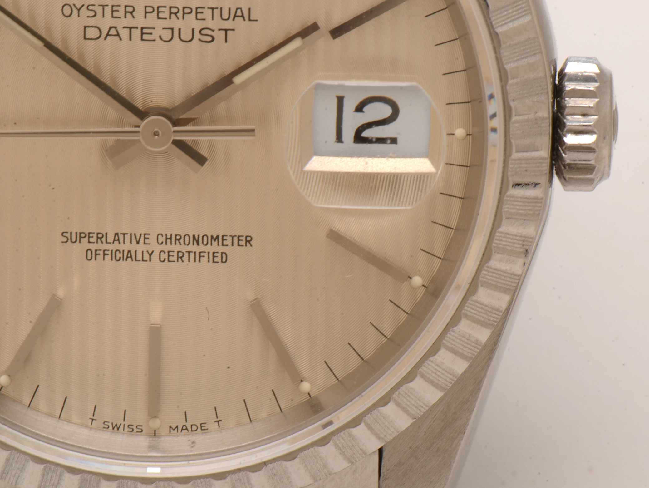 Rolex Datejust Steel 16220 Tapestry Jubilee 36mm Automatic Watch