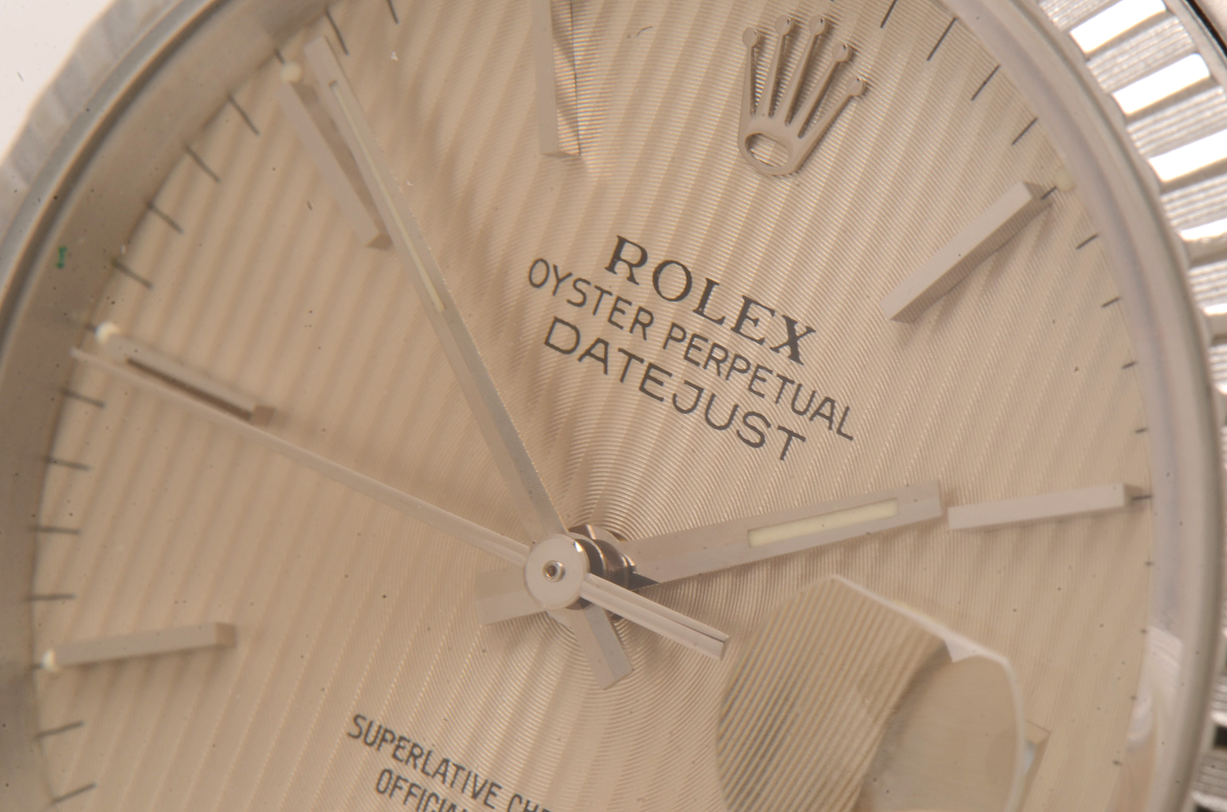 Rolex Datejust Steel 16220 Tapestry Jubilee 36mm Automatic Watch