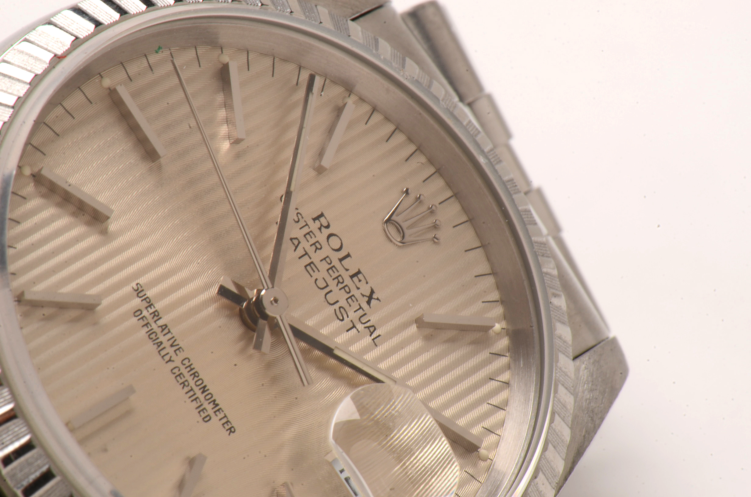 Rolex Datejust Steel 16220 Tapestry Jubilee 36mm Automatic Watch