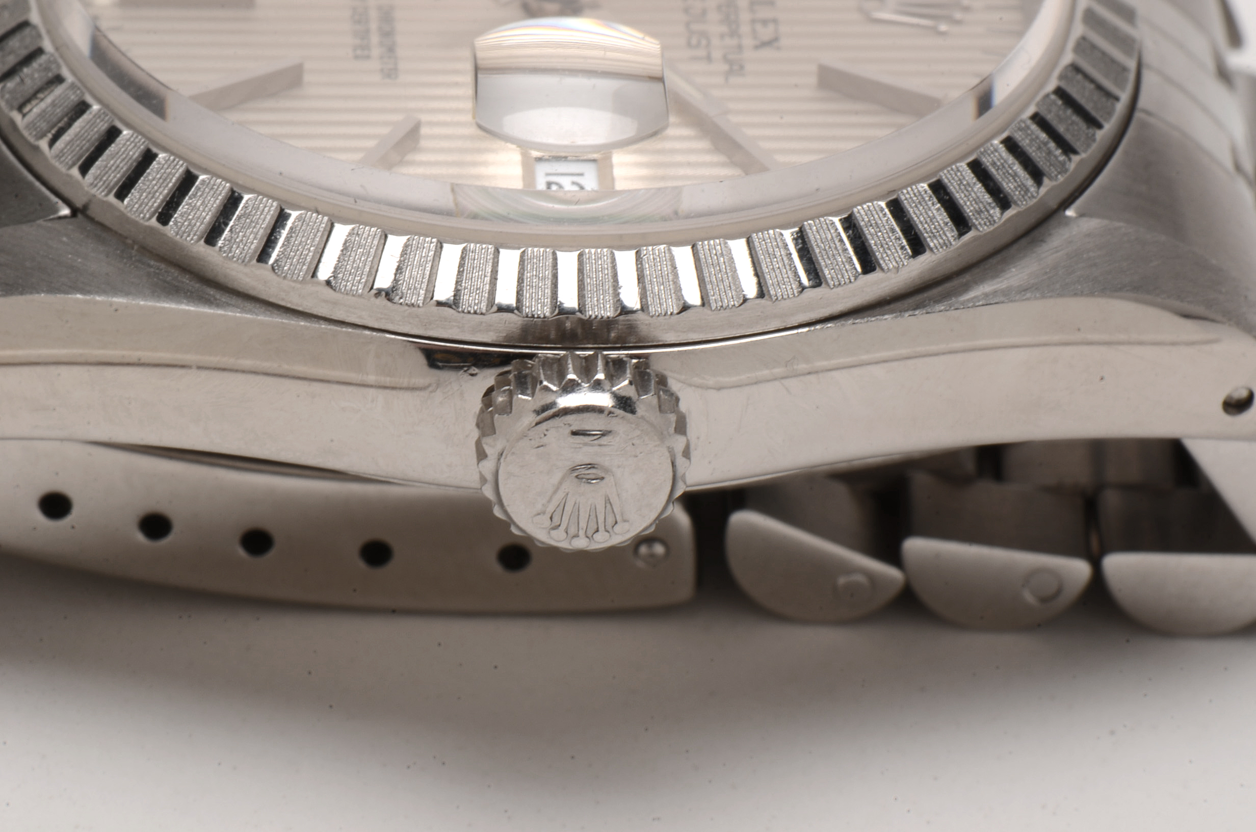 Rolex Datejust Steel 16220 Tapestry Jubilee 36mm Automatic Watch