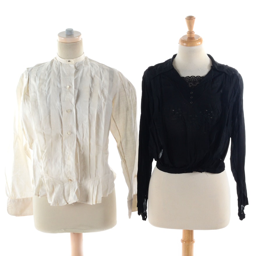 Pair of Women's Vintage Shirtwaists