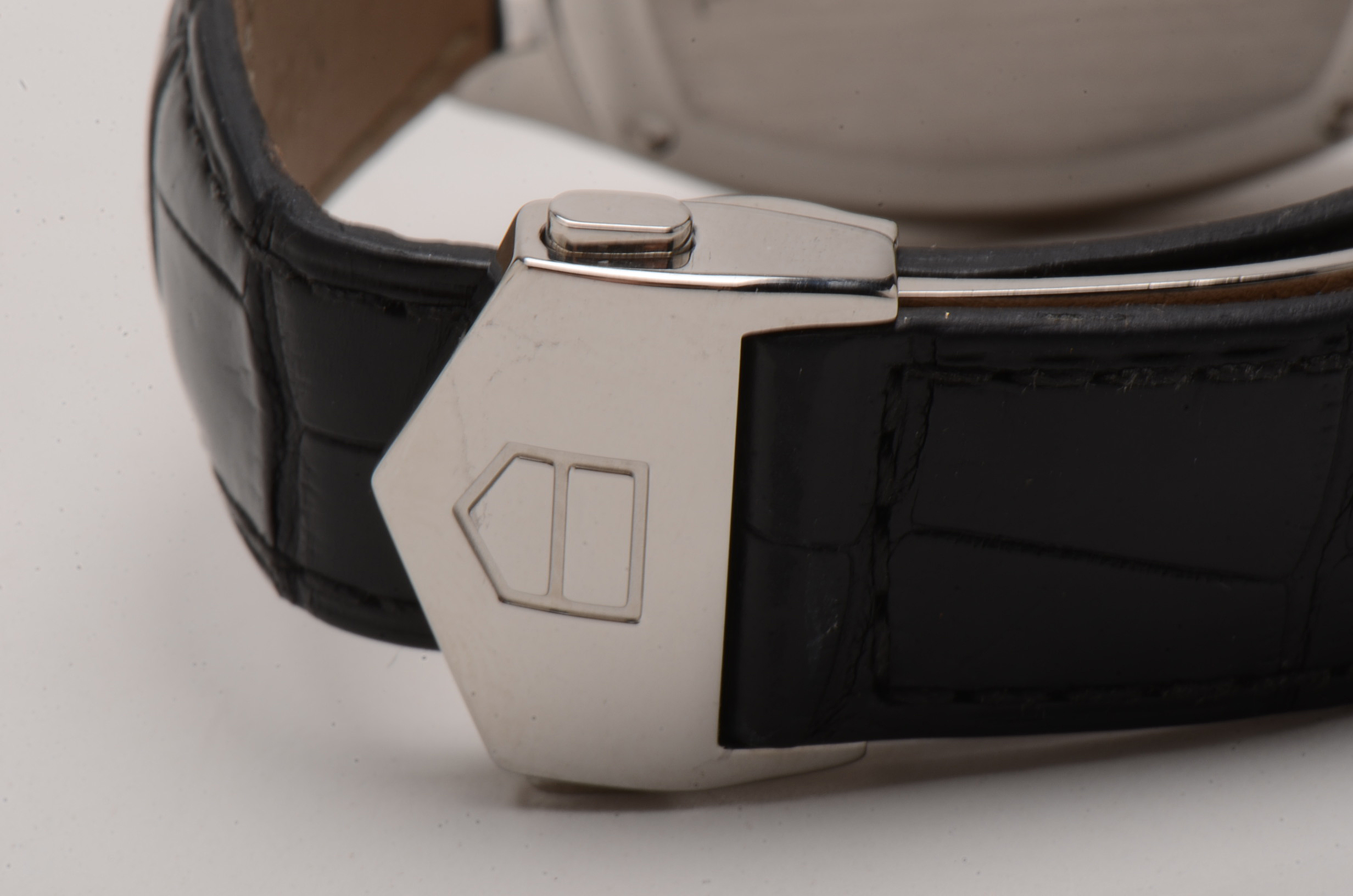 Tag Heuer Monza Date Steel Black 37.00 mm Automatic Watch