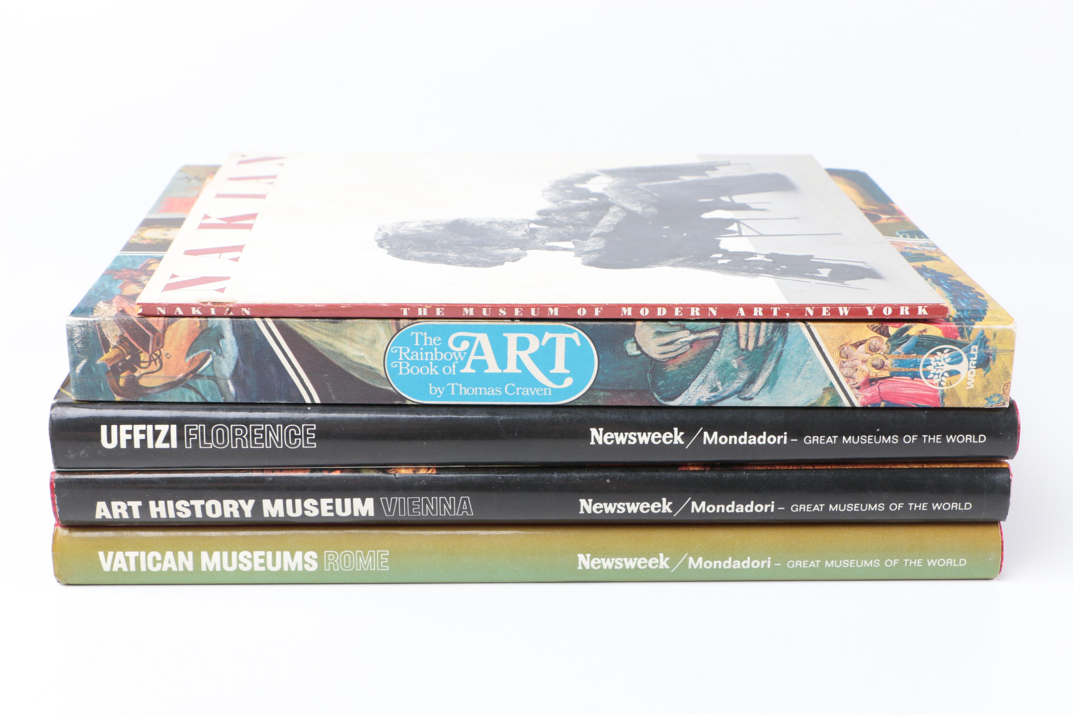 Assorted Art Books Including "The Rainbow Book of Art" by Thomas Craven