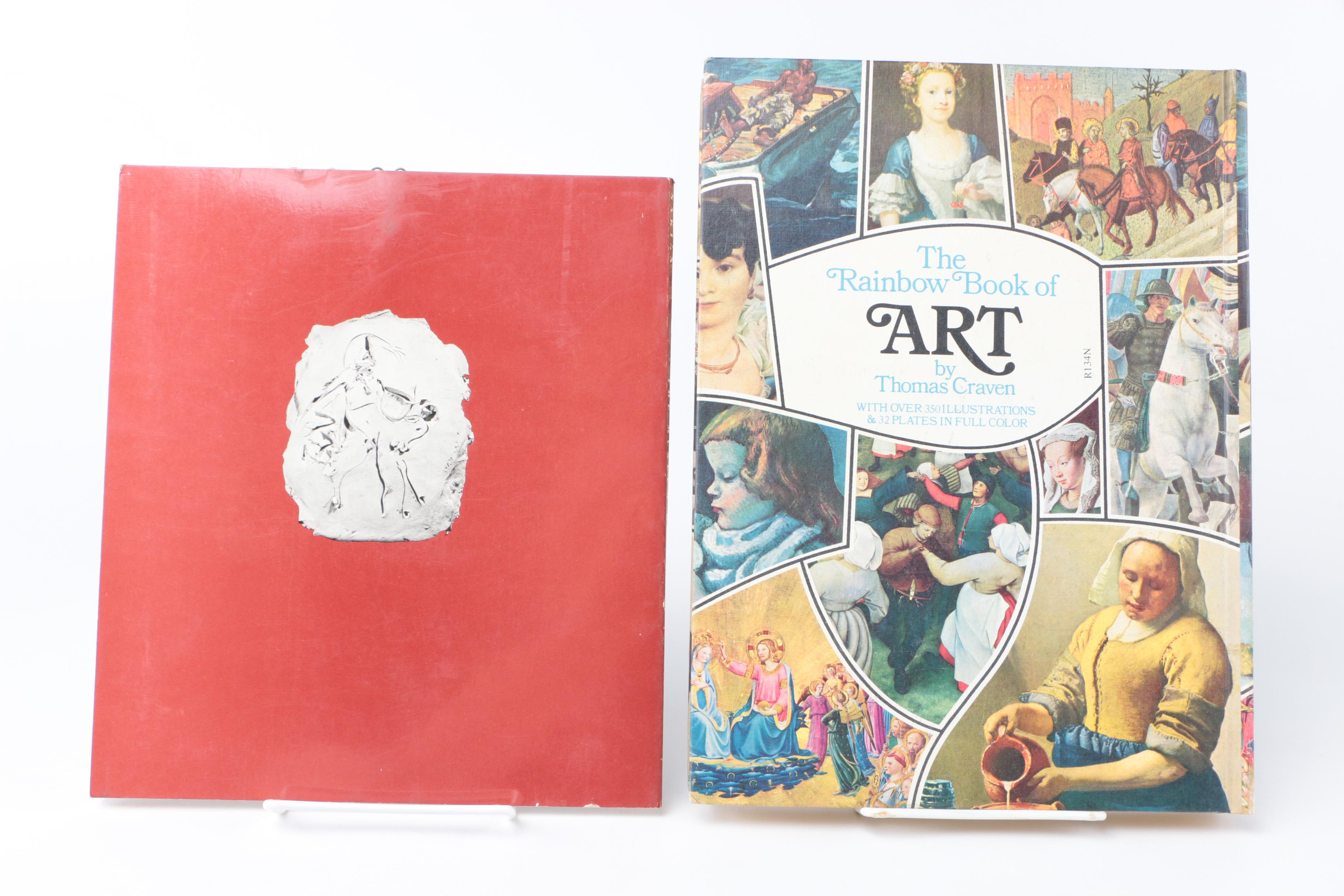 Assorted Art Books Including "The Rainbow Book of Art" by Thomas Craven