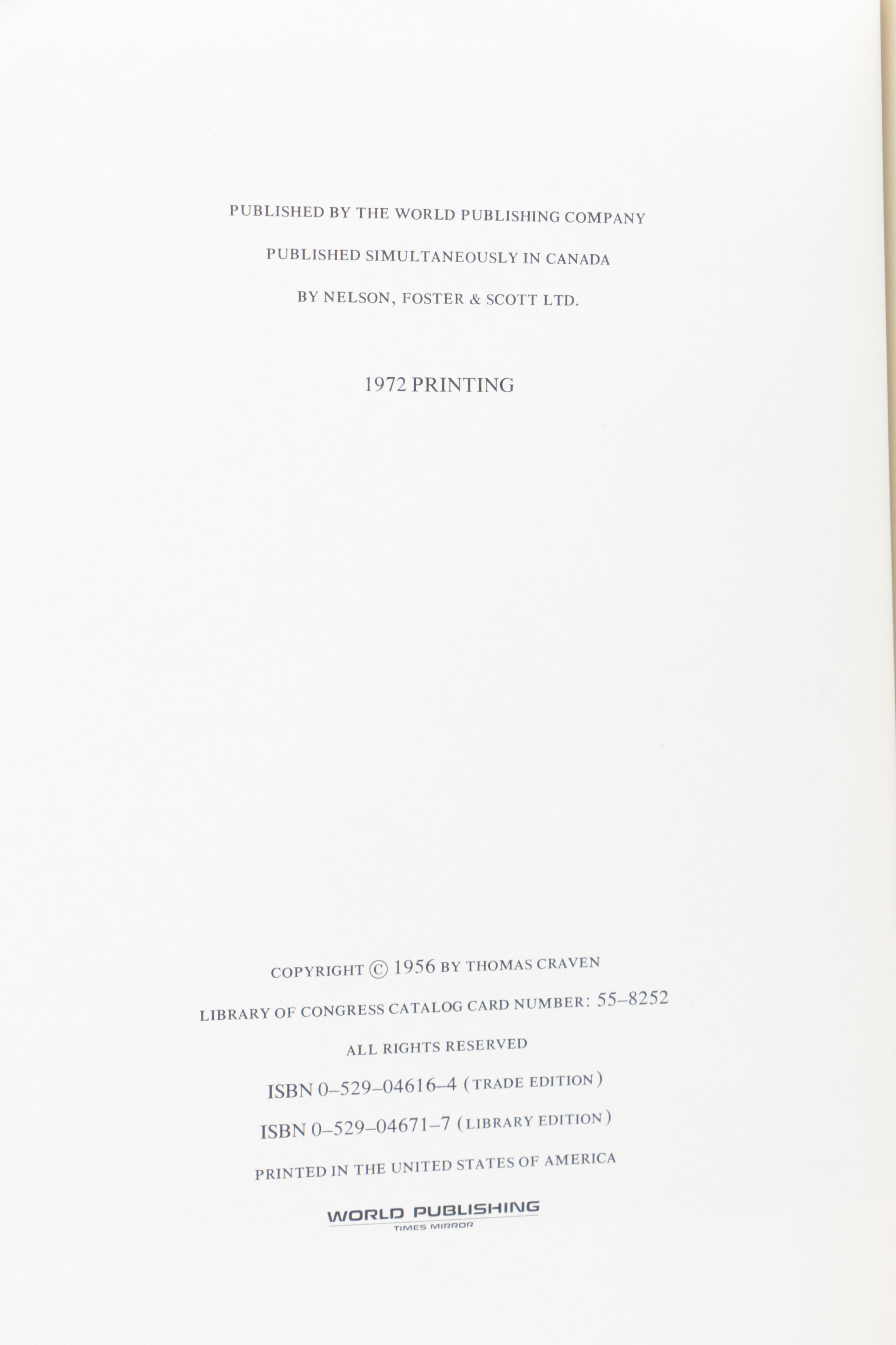 Assorted Art Books Including "The Rainbow Book of Art" by Thomas Craven