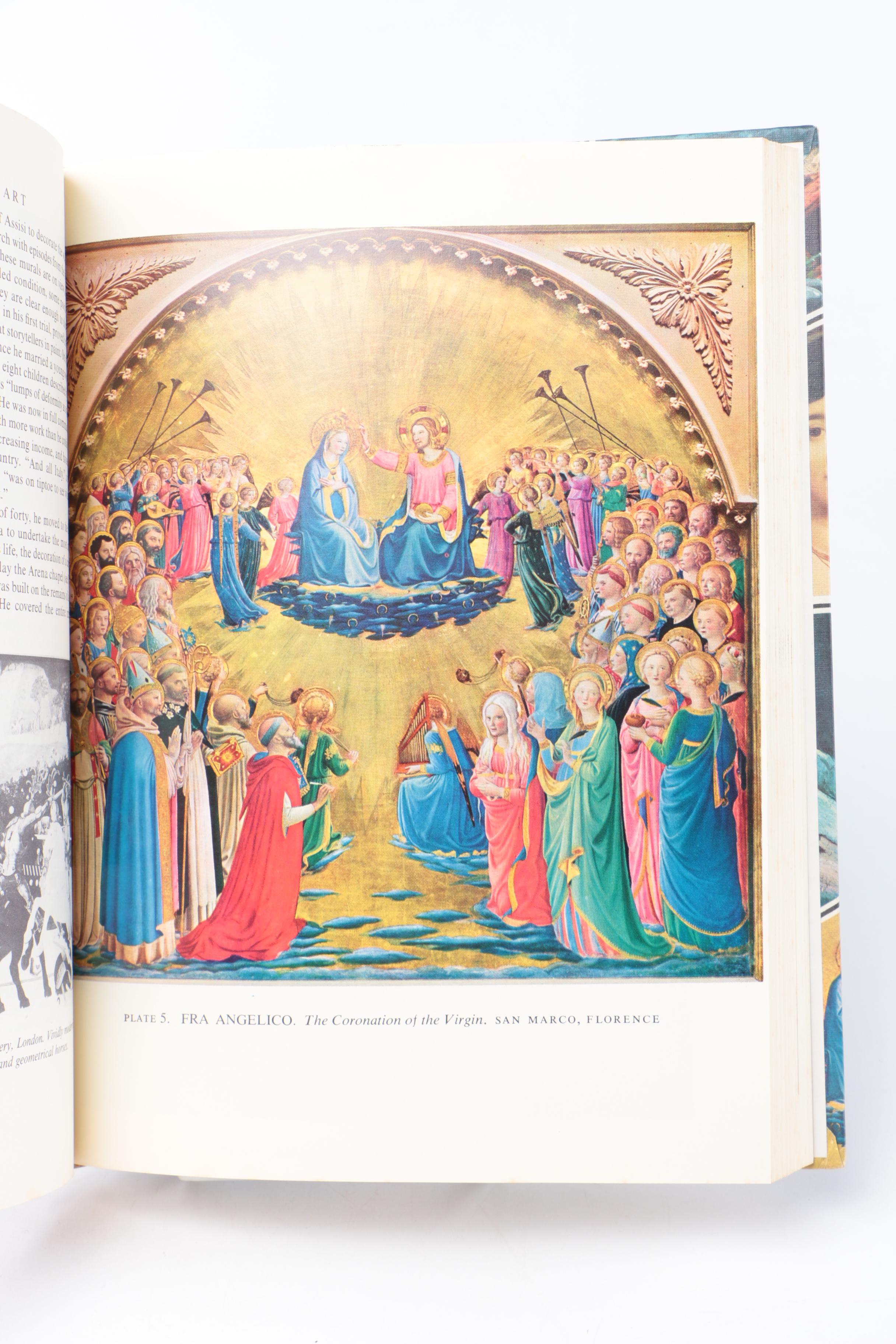 Assorted Art Books Including "The Rainbow Book of Art" by Thomas Craven