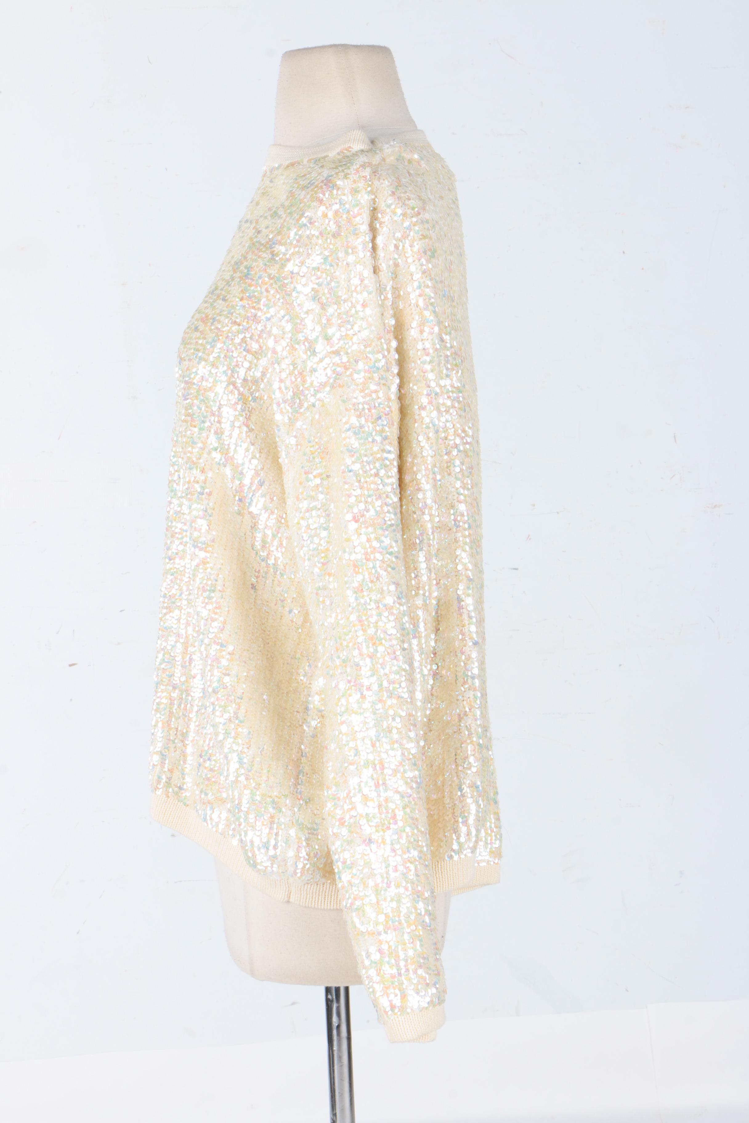DKNY Sweater With Sequin Embellishments