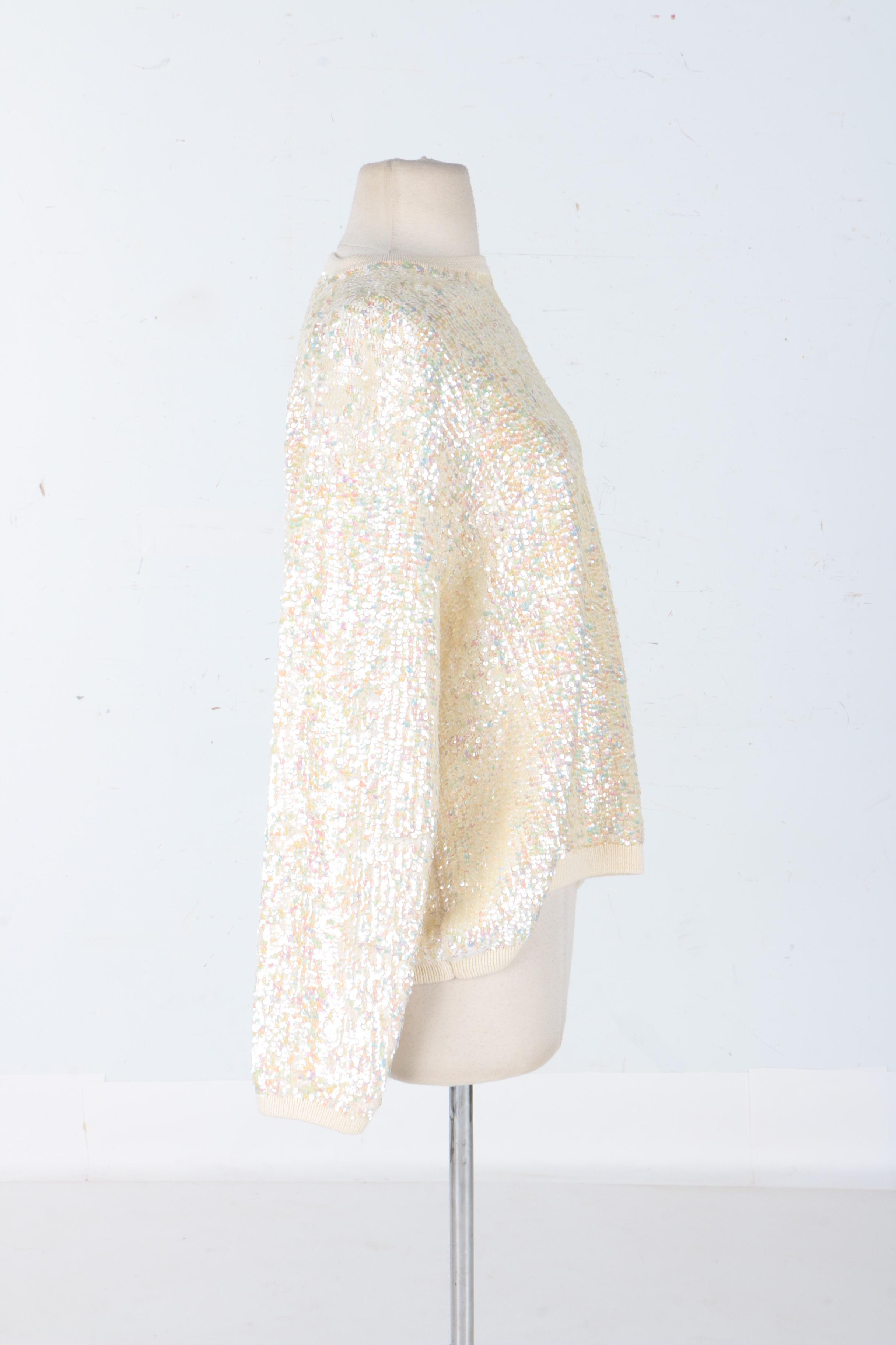 DKNY Sweater With Sequin Embellishments