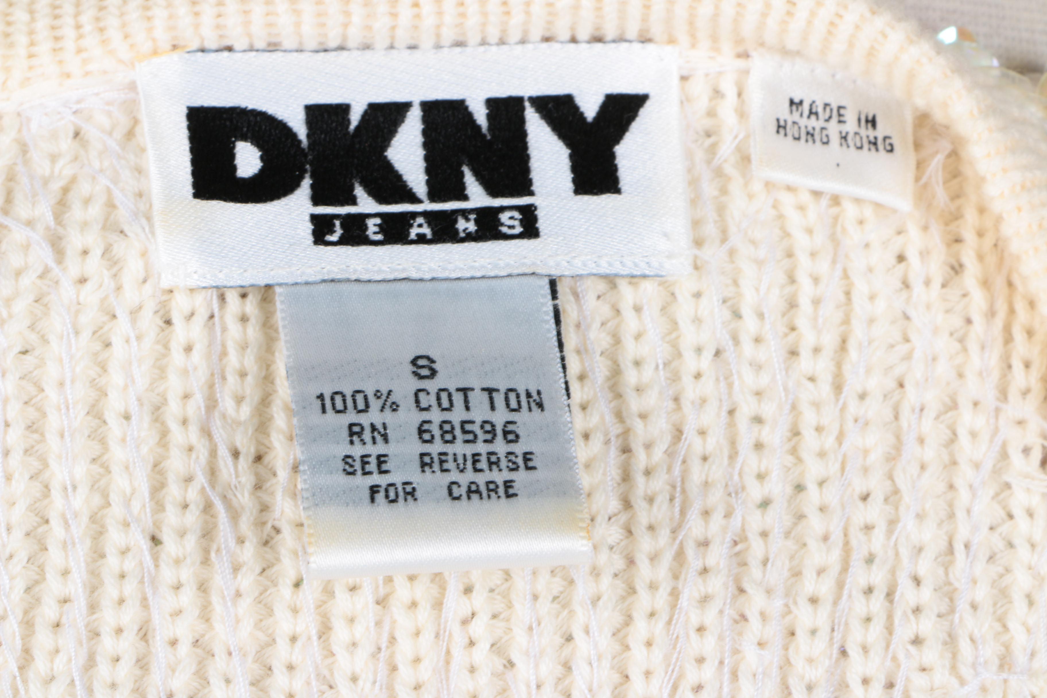 DKNY Sweater With Sequin Embellishments