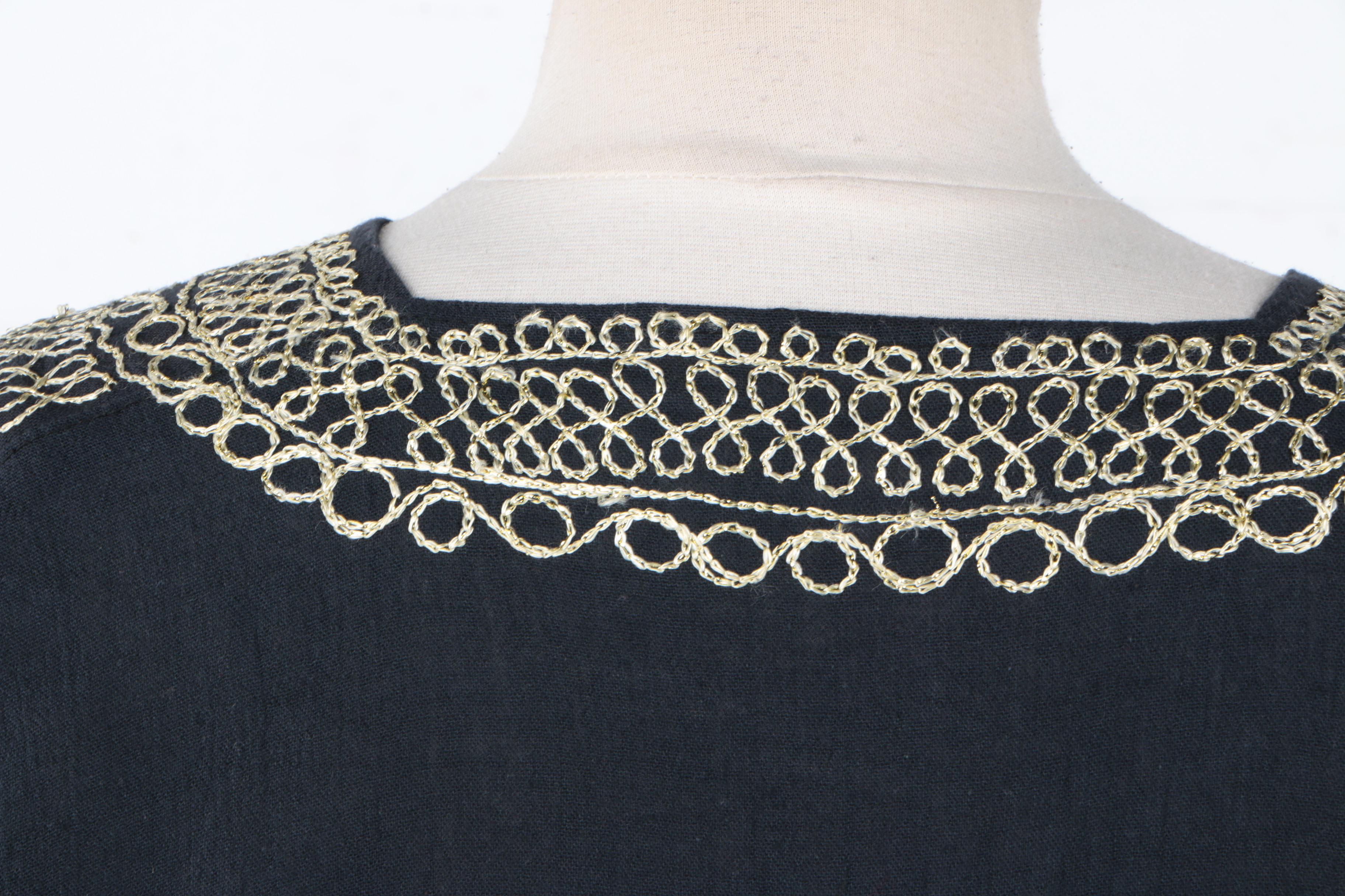 Embroidered Full Length Dress