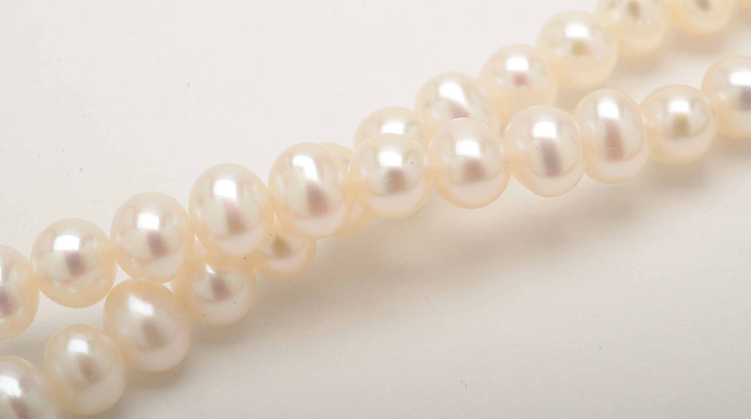 Grand-Parure Cultured Button Pearl Set with 14K Gold Clasps