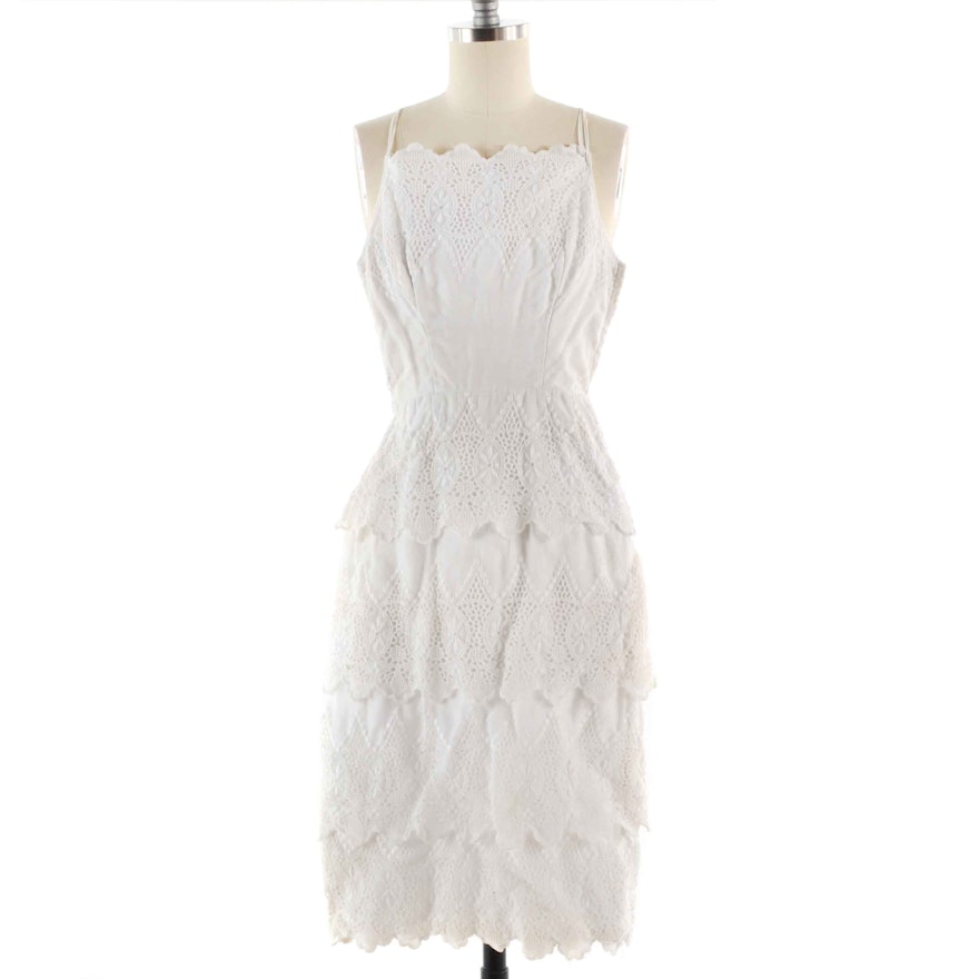 Circa 1960s Women's Lace Dress