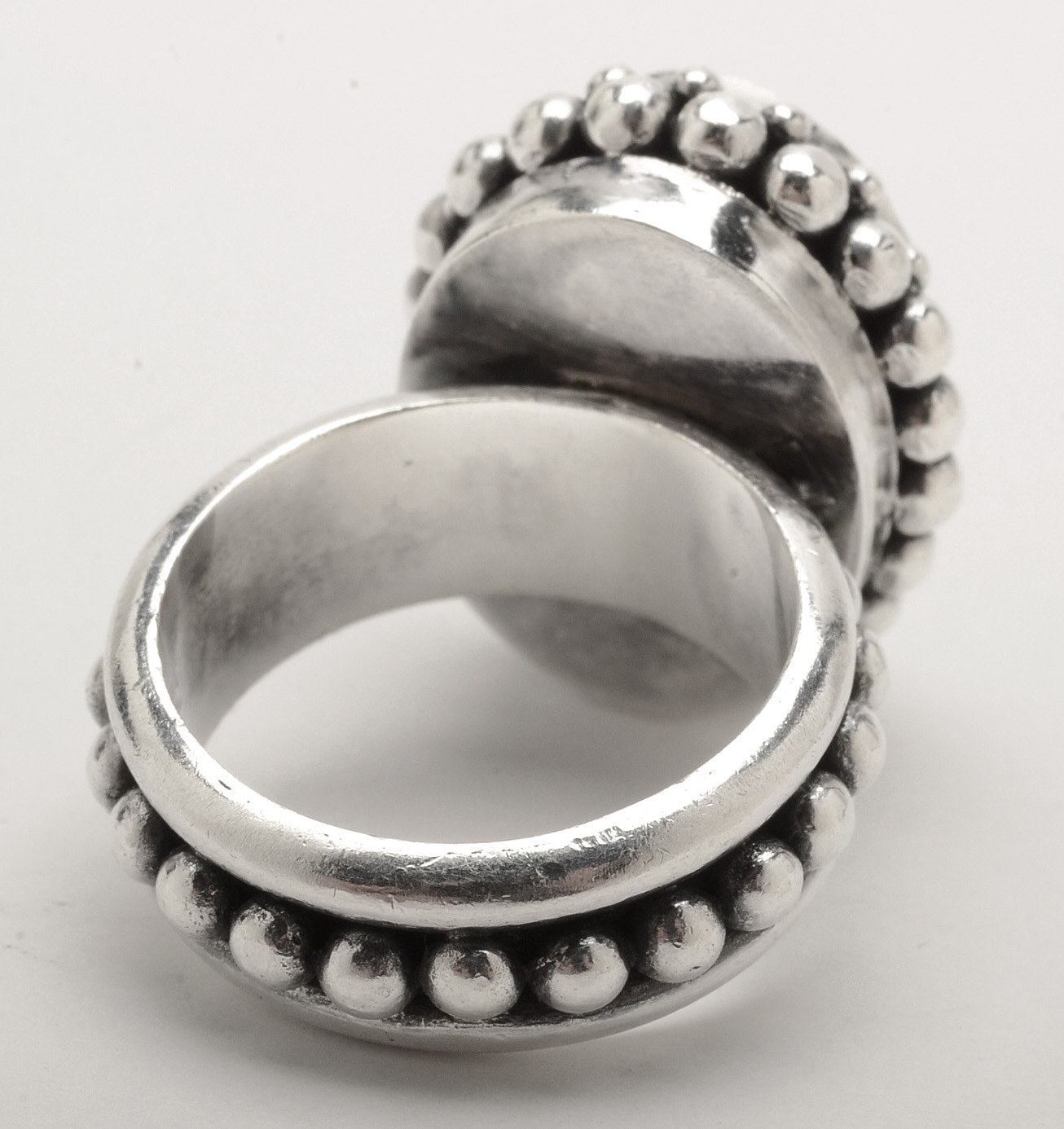 Sterling Silver Mother of Pearl Ring