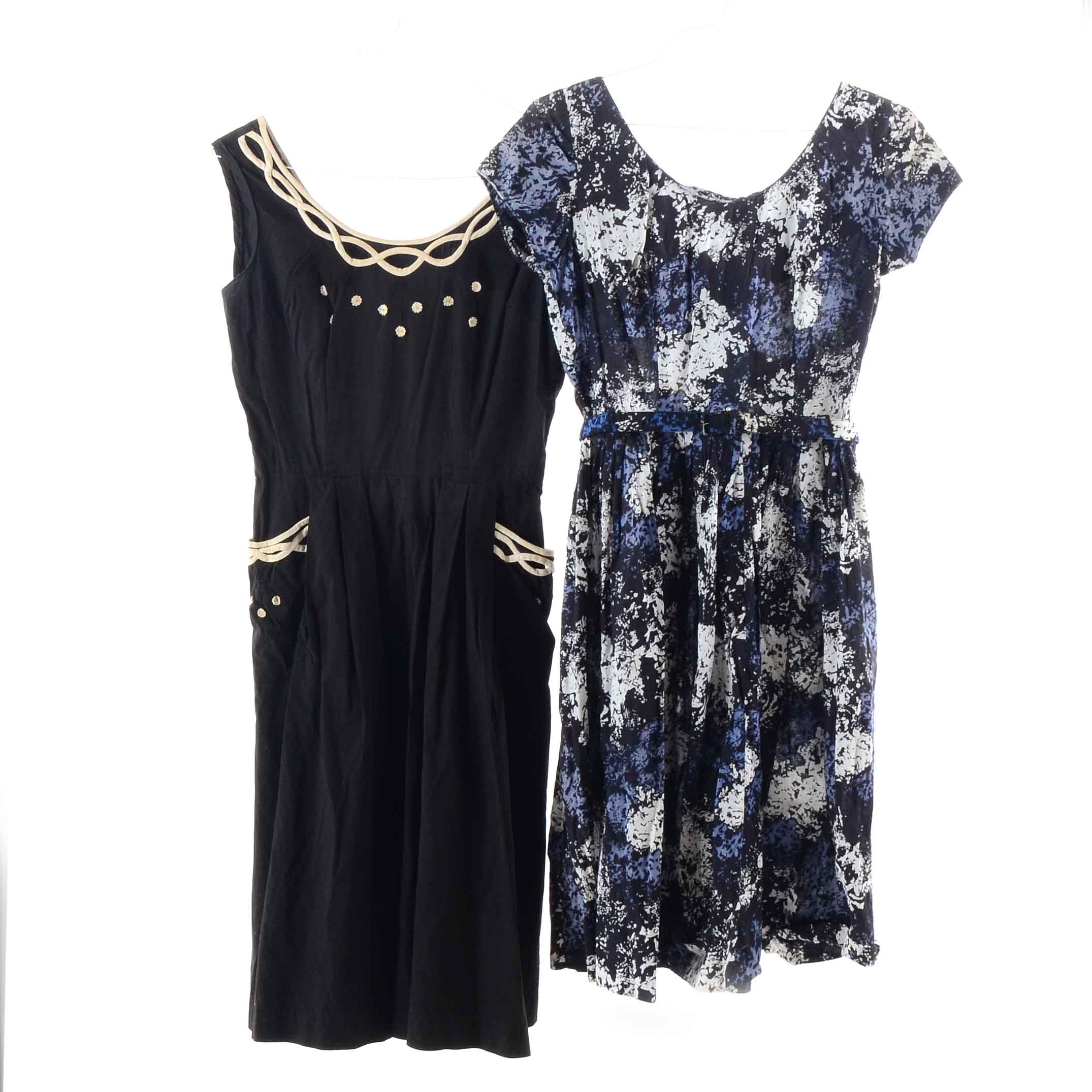 Pair of Vintage Day Dresses