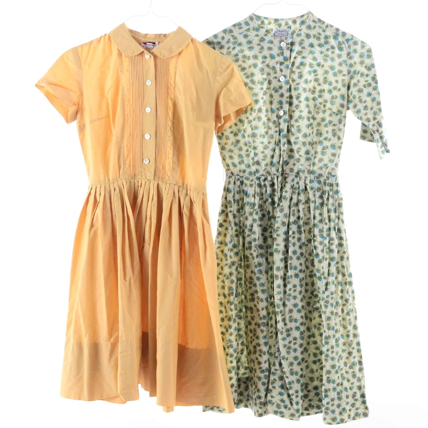 Pair of Vintage Day Dresses