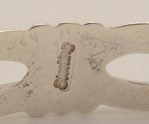 Southwestern Style Sand Cast Sterling Silver Openwork Cuff