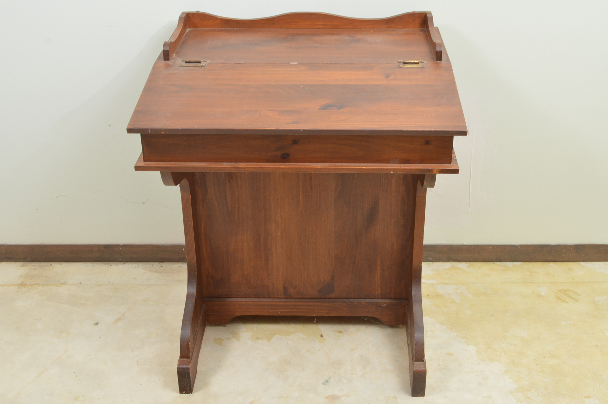 Pine Davenport Style Desk