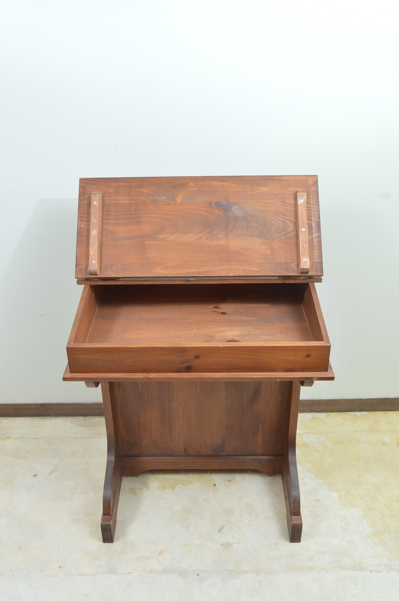 Pine Davenport Style Desk