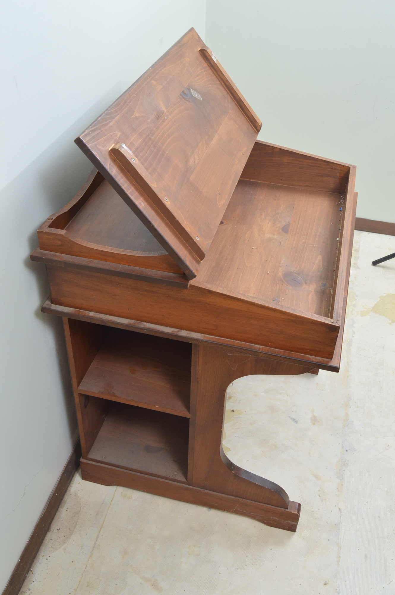 Pine Davenport Style Desk