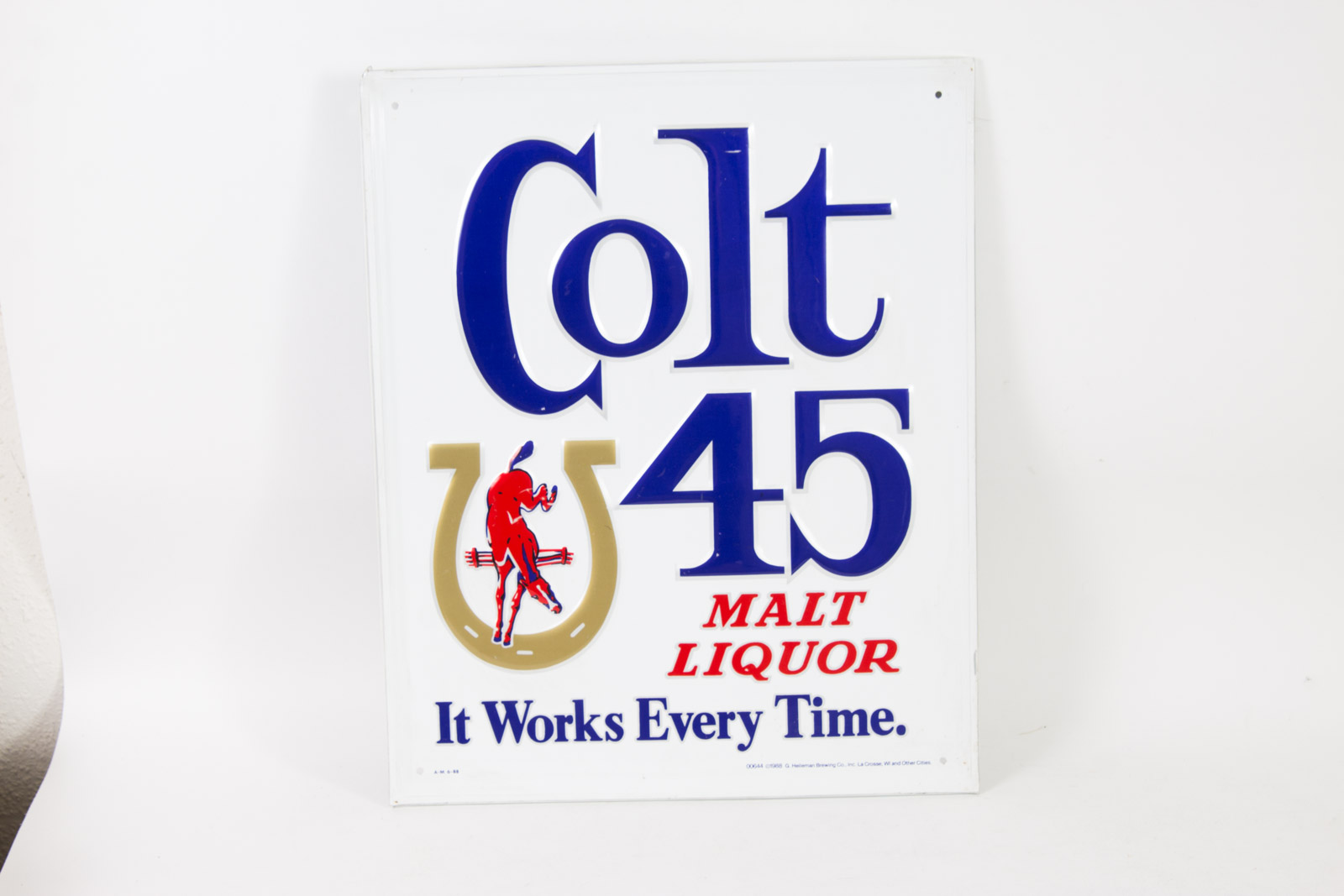 Vintage Colt 45 Light Up Beer Sign and Related Decor