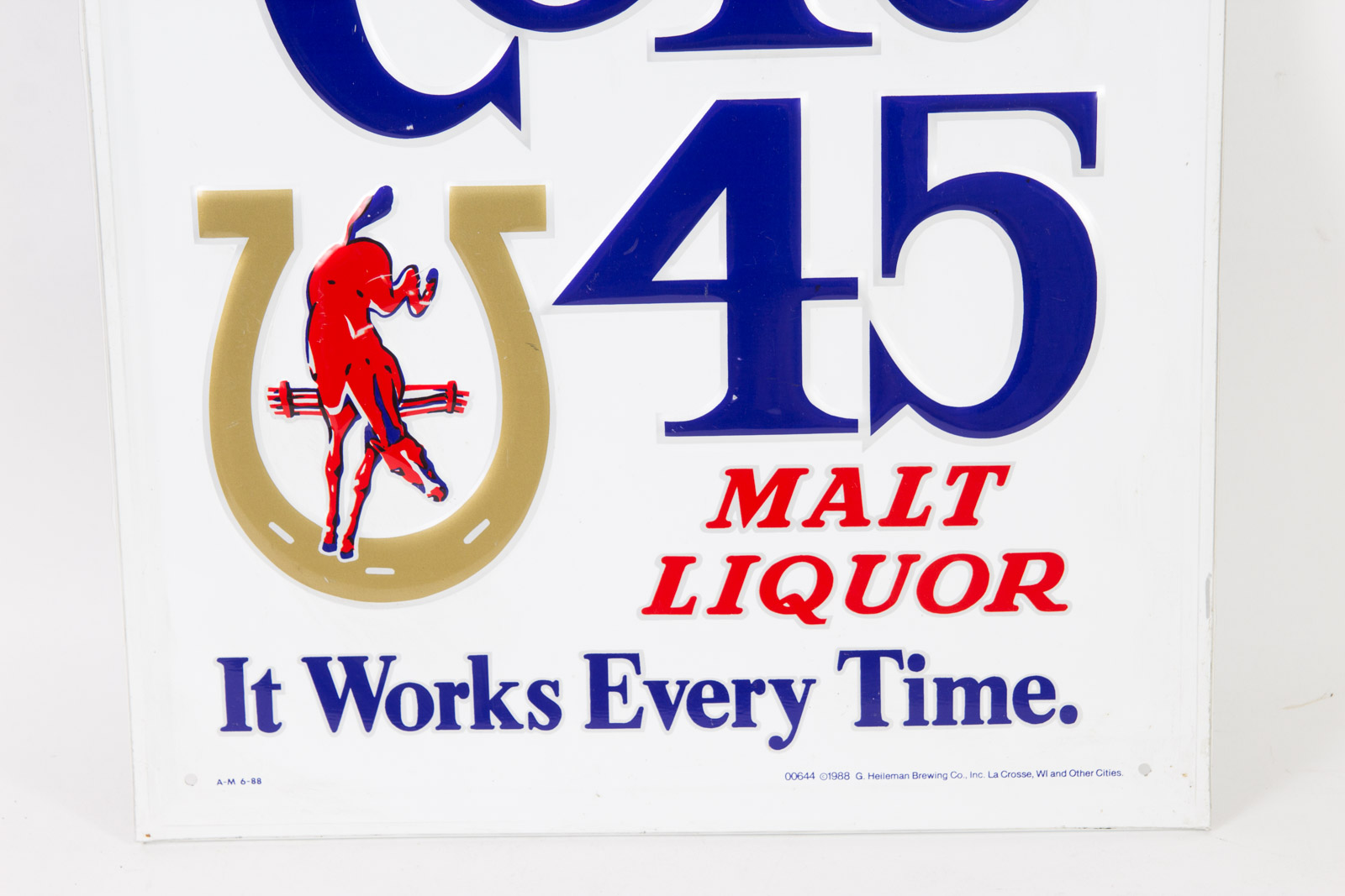 Vintage Colt 45 Light Up Beer Sign and Related Decor