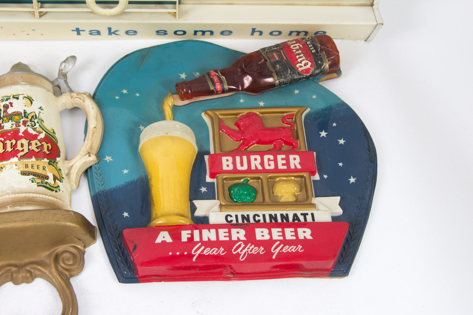 Burger Beer Light Up Beer Sign and Related Wall Decor