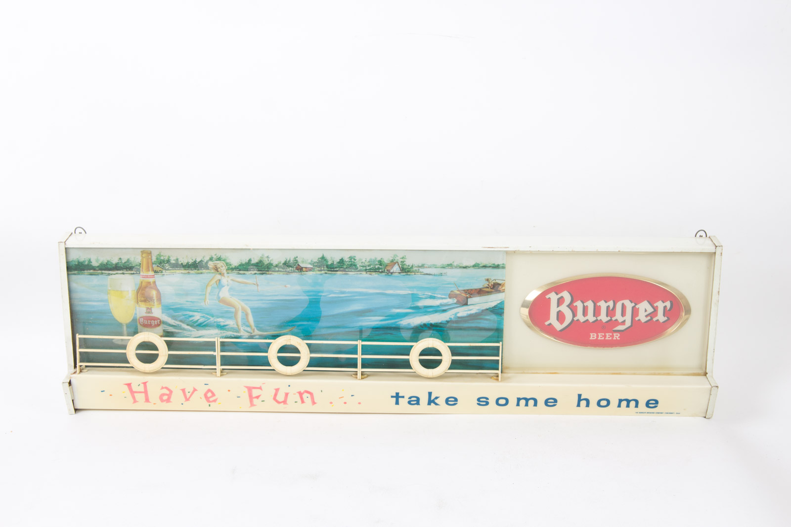 Burger Beer Light Up Beer Sign and Related Wall Decor