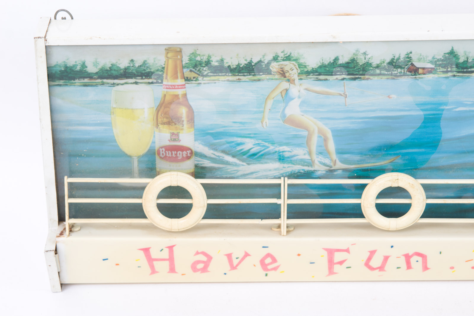 Burger Beer Light Up Beer Sign and Related Wall Decor